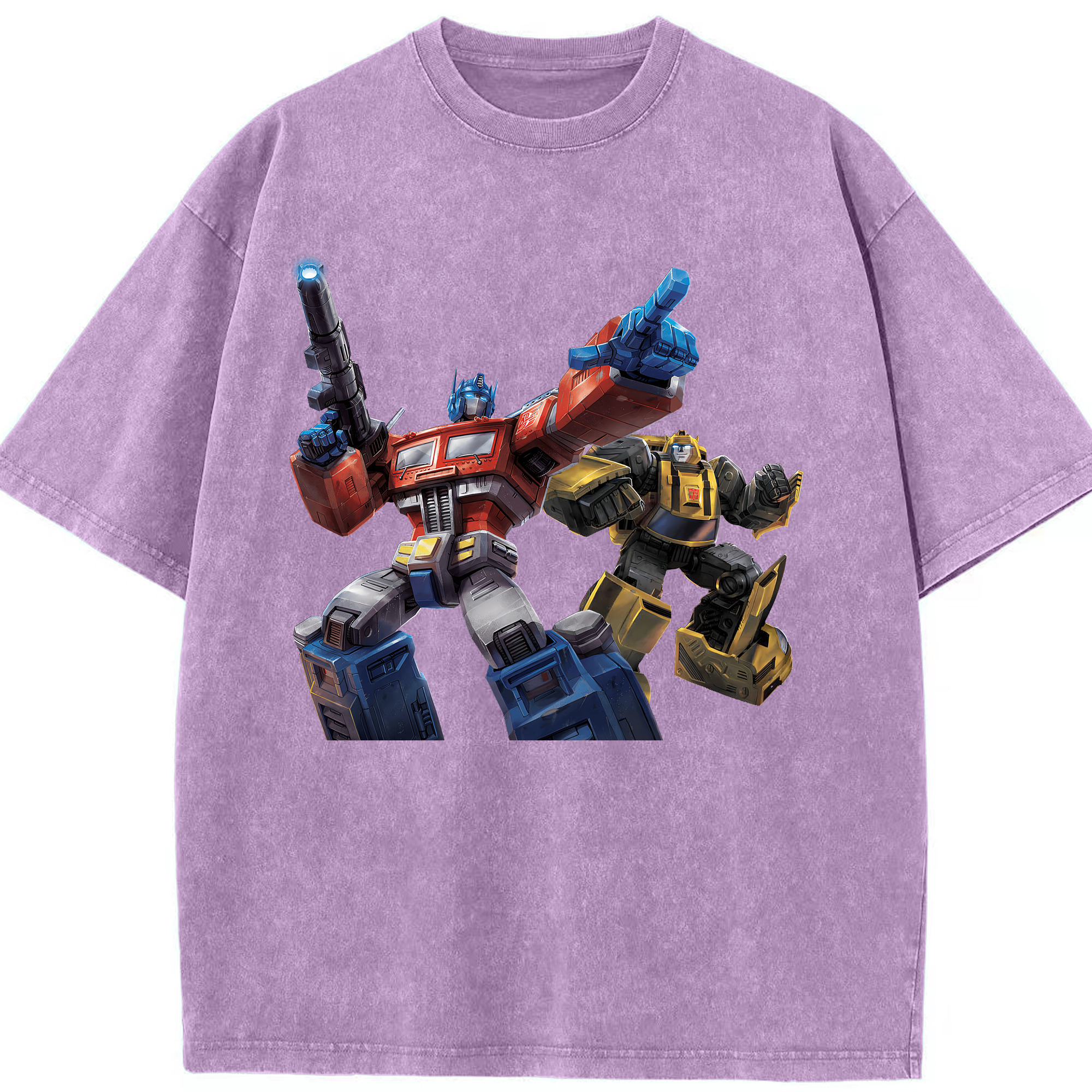 （画像用） Transformers トランスフォーマー 綿100% ヴィンテージ風 半袖Tシャツ（フロントプリント）