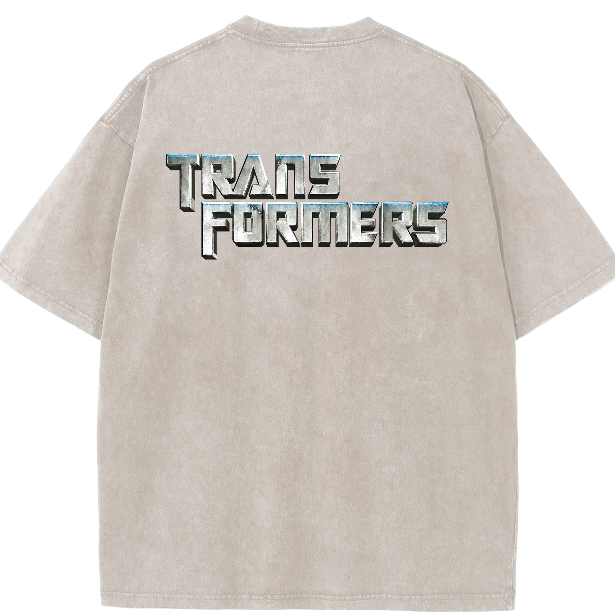 （画像用） Transformers トランスフォーマー 綿100% ヴィンテージ風 半袖Tシャツ（背面プリント）
