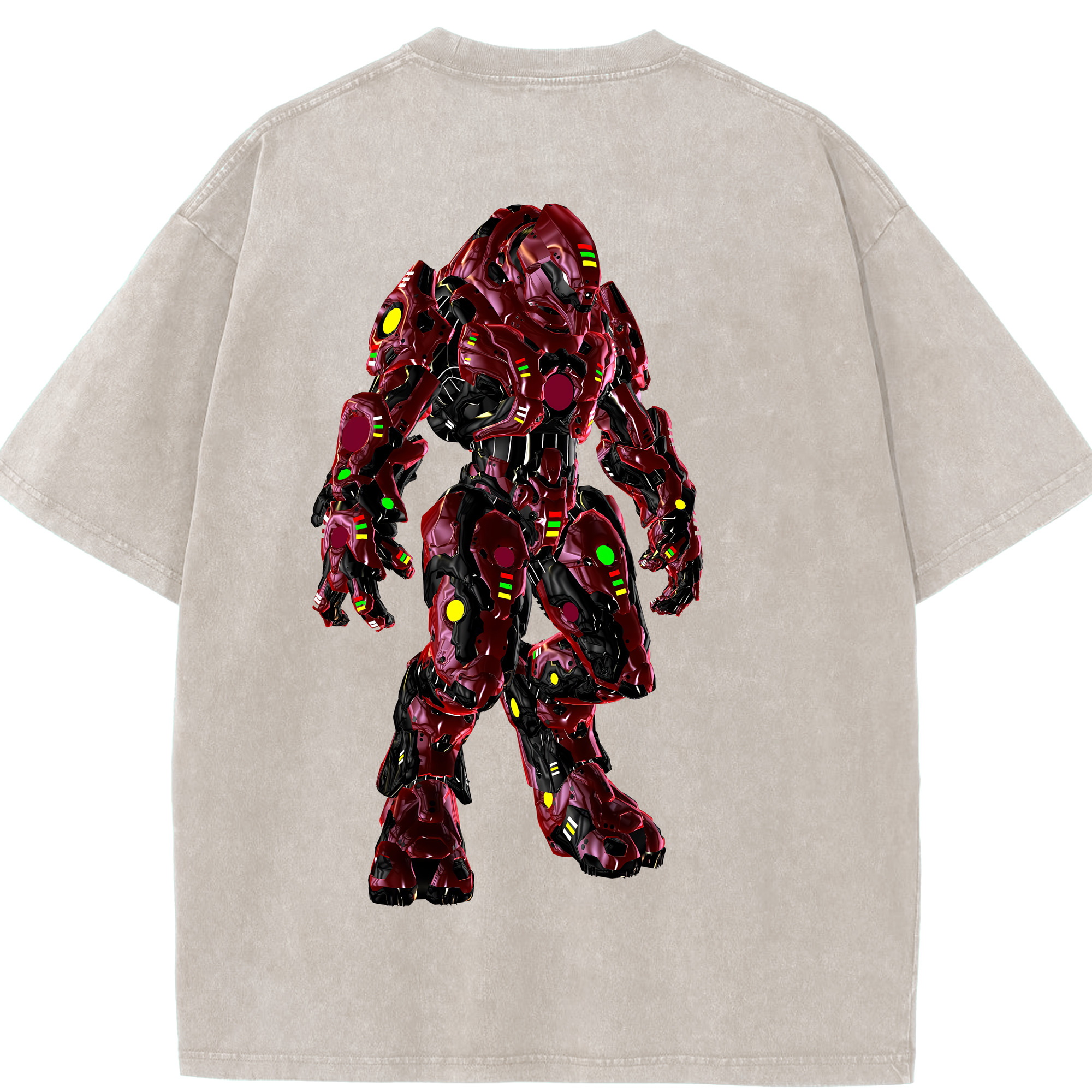 （画像用） Transformers トランスフォーマー 綿100% ヴィンテージ風 半袖Tシャツ（背面プリント）