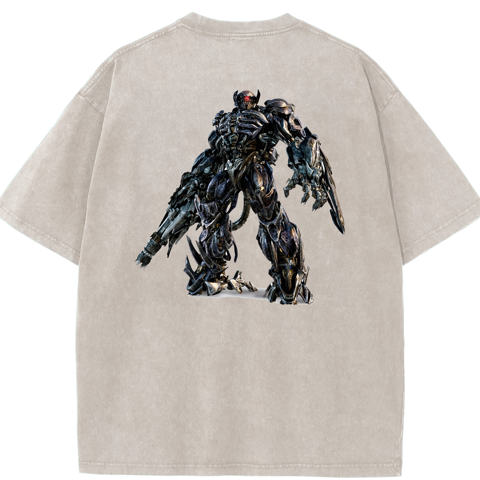 （画像用） Transformers トランスフォーマー 綿100% ヴィンテージ風 半袖Tシャツ（背面プリント）