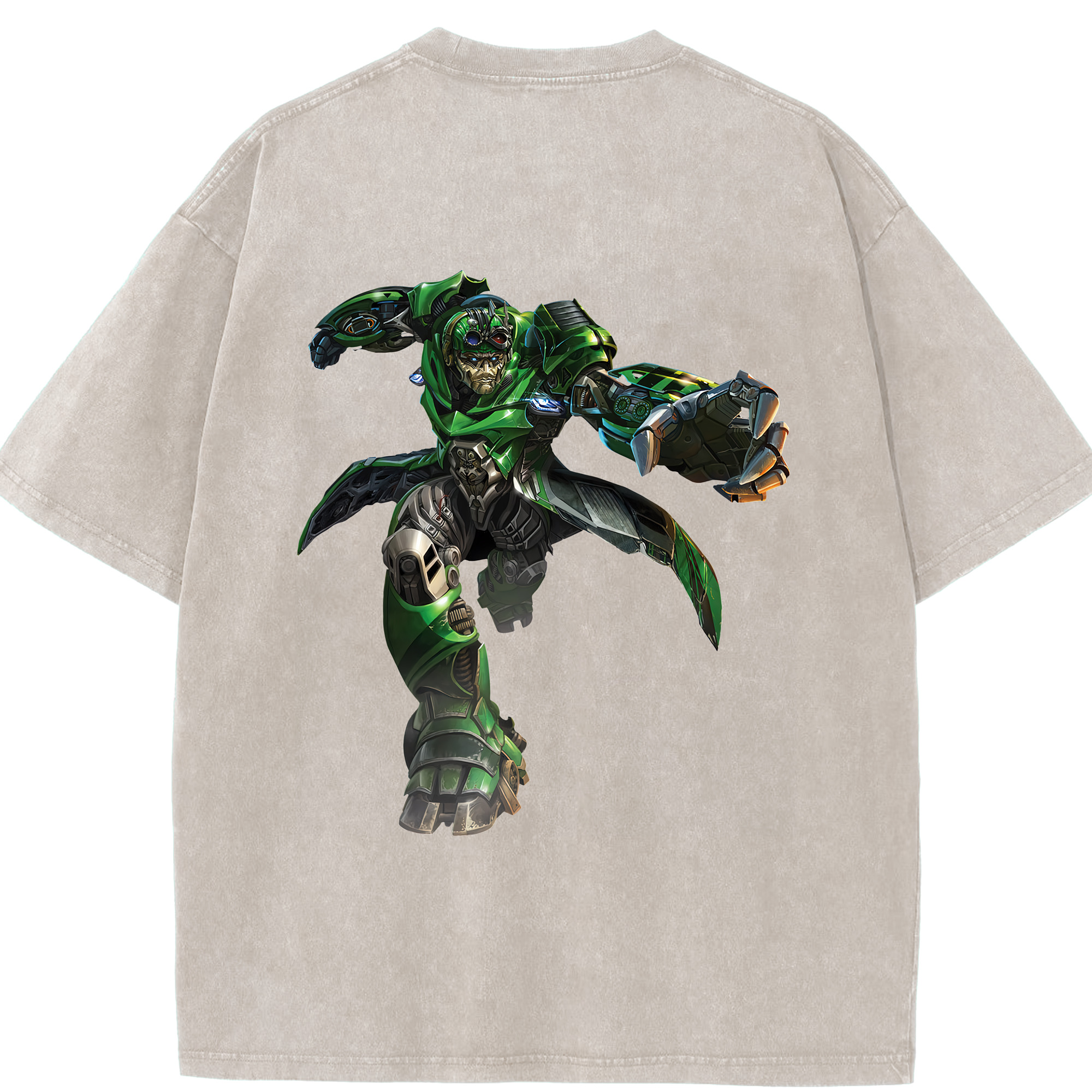 （画像用） Transformers トランスフォーマー 綿100% ヴィンテージ風 半袖Tシャツ（背面プリント）