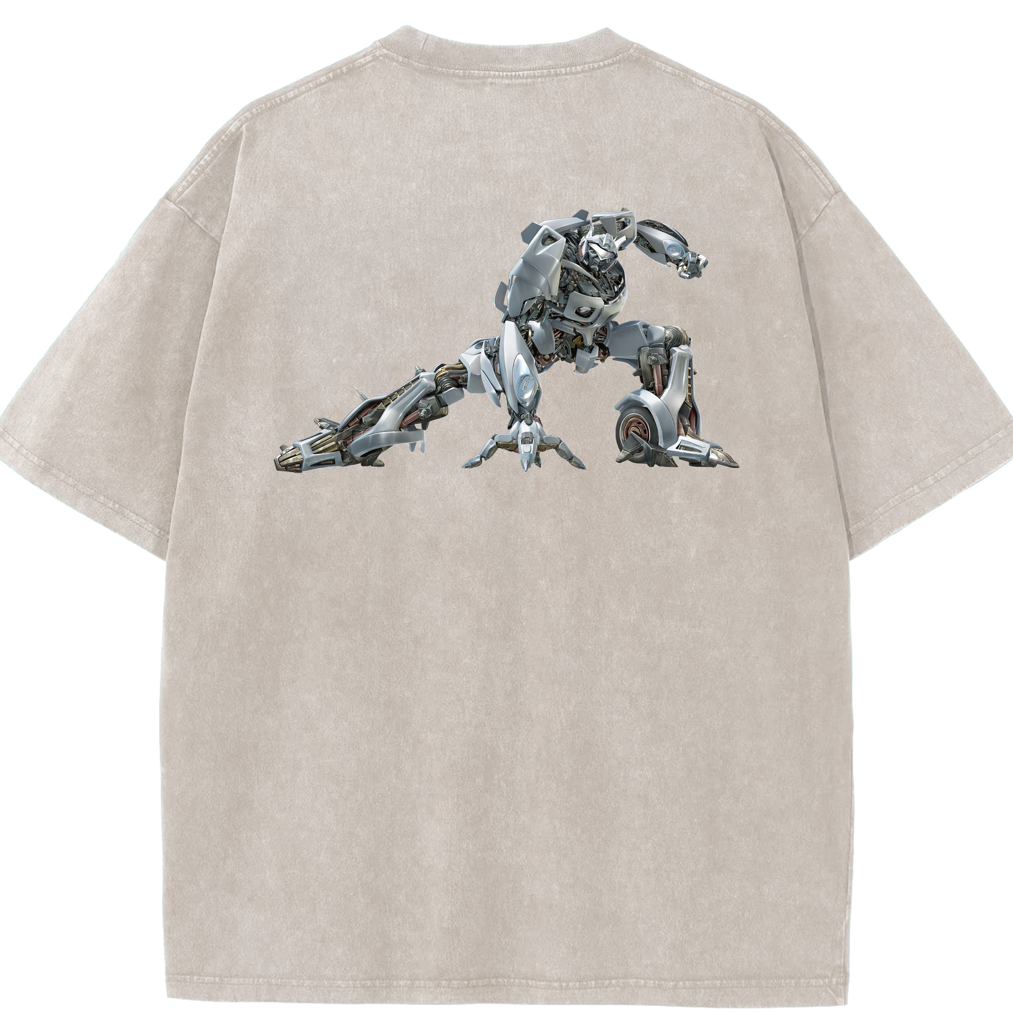 （画像用） Transformers トランスフォーマー 綿100% ヴィンテージ風 半袖Tシャツ（背面プリント）