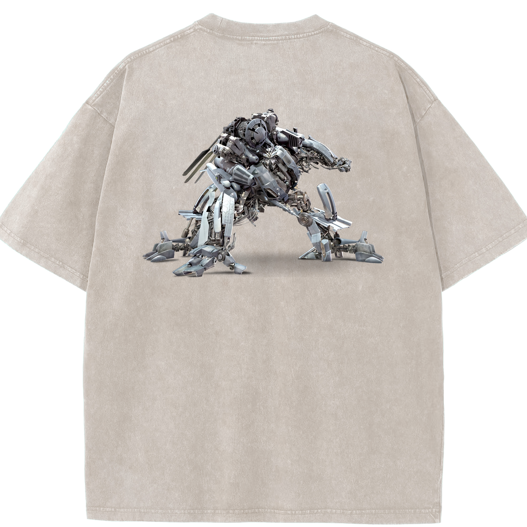 （画像用） Transformers トランスフォーマー 綿100% ヴィンテージ風 半袖Tシャツ（背面プリント）