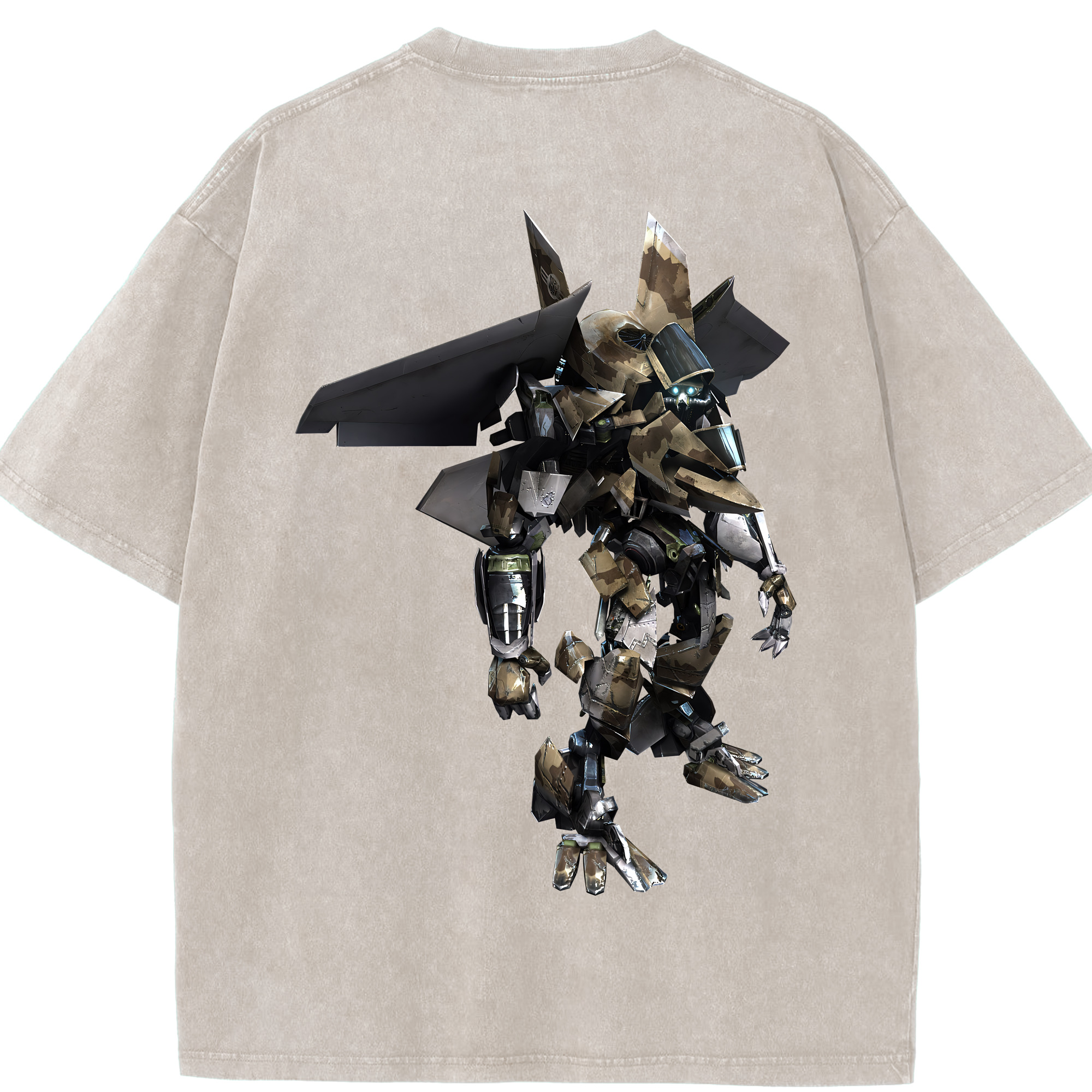 （画像用） Transformers トランスフォーマー 綿100% ヴィンテージ風 半袖Tシャツ（背面プリント）