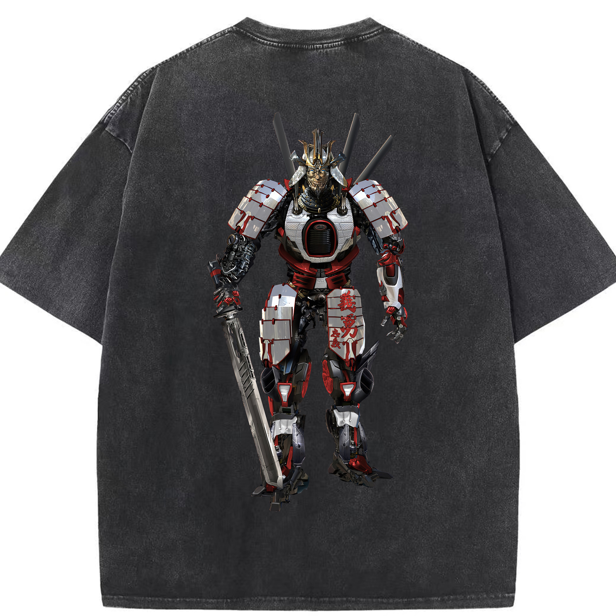 （画像用） Transformers トランスフォーマー 綿100% ヴィンテージ風 半袖Tシャツ（背面プリント）