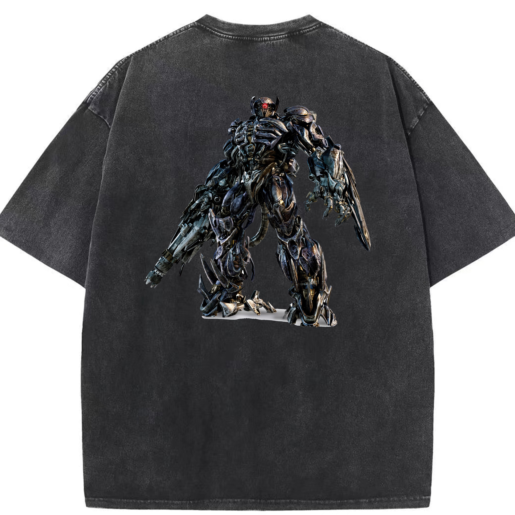 （画像用） Transformers トランスフォーマー 綿100% ヴィンテージ風 半袖Tシャツ（背面プリント）