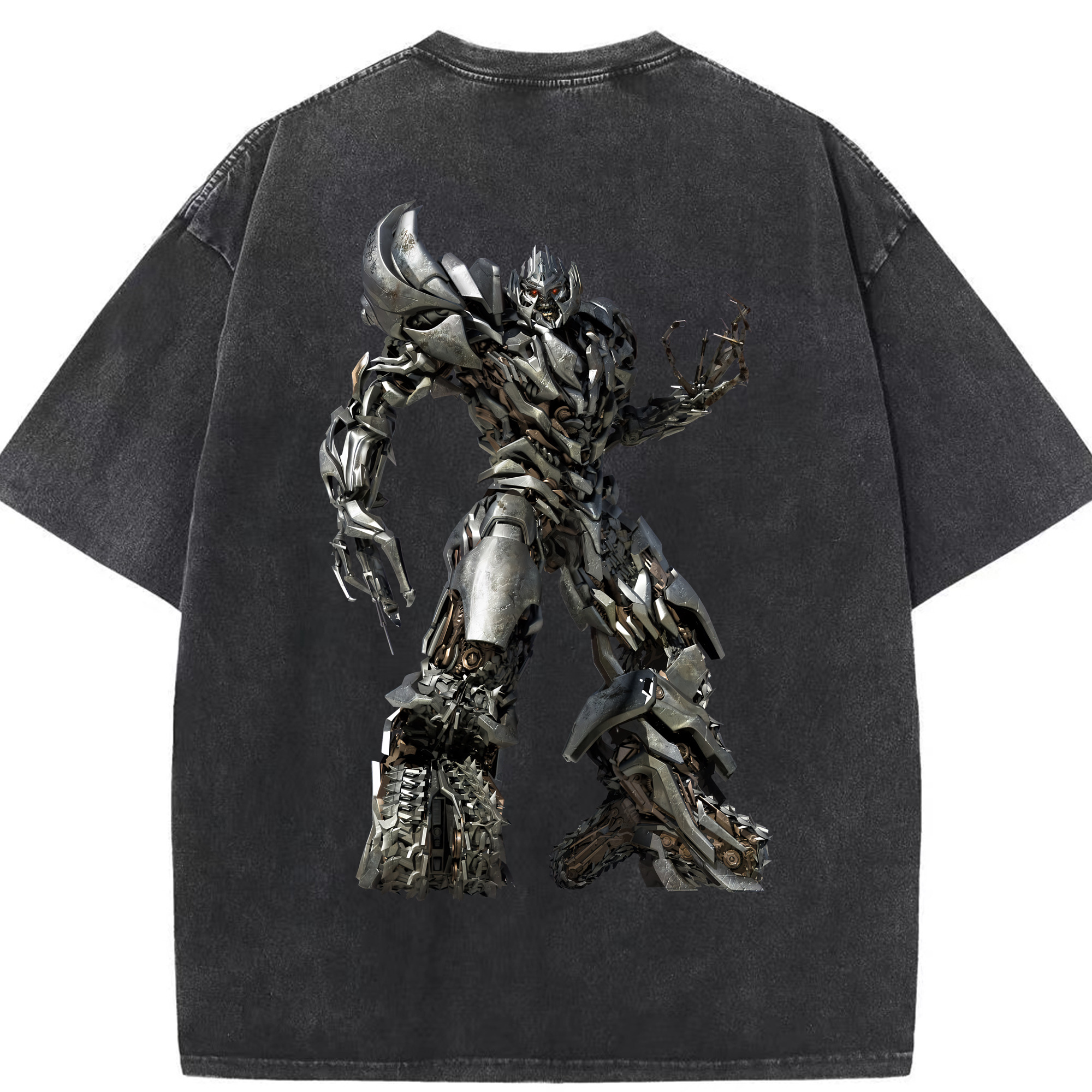 （画像用） Transformers トランスフォーマー 綿100% ヴィンテージ風 半袖Tシャツ（背面プリント）