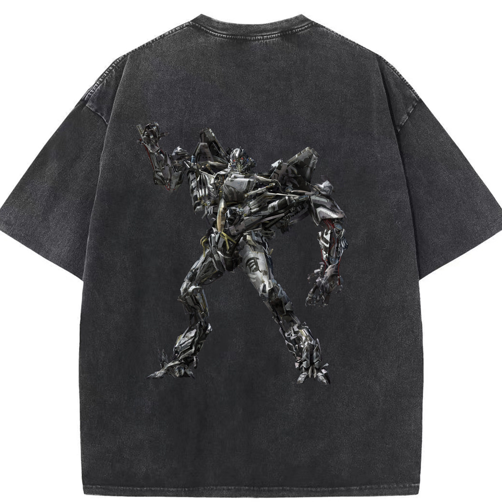 （画像用） Transformers トランスフォーマー 綿100% ヴィンテージ風 半袖Tシャツ（背面プリント）