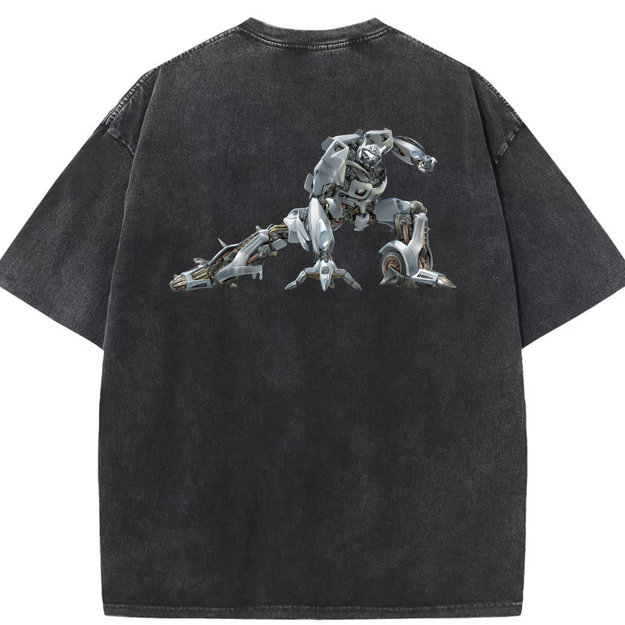 （画像用） Transformers トランスフォーマー 綿100% ヴィンテージ風 半袖Tシャツ（背面プリント）