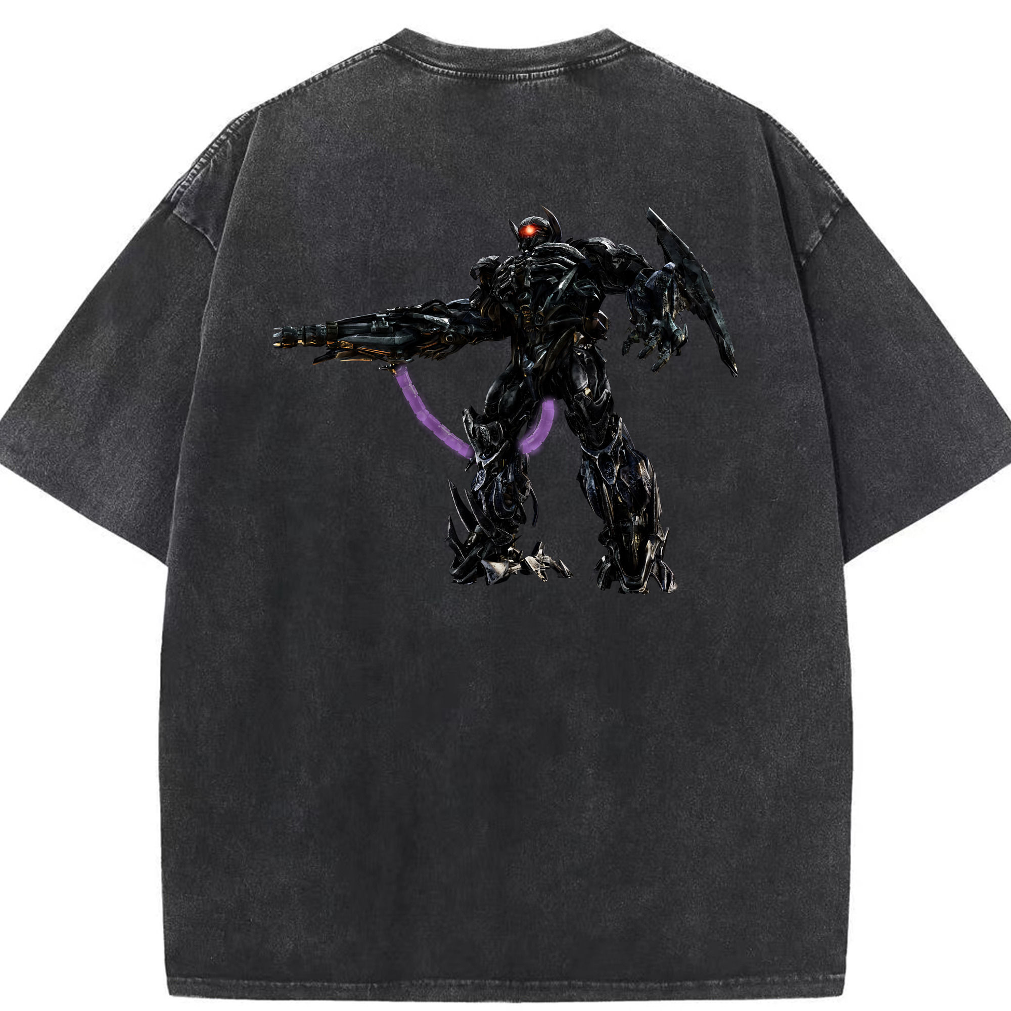 （画像用） Transformers トランスフォーマー 綿100% ヴィンテージ風 半袖Tシャツ（背面プリント）