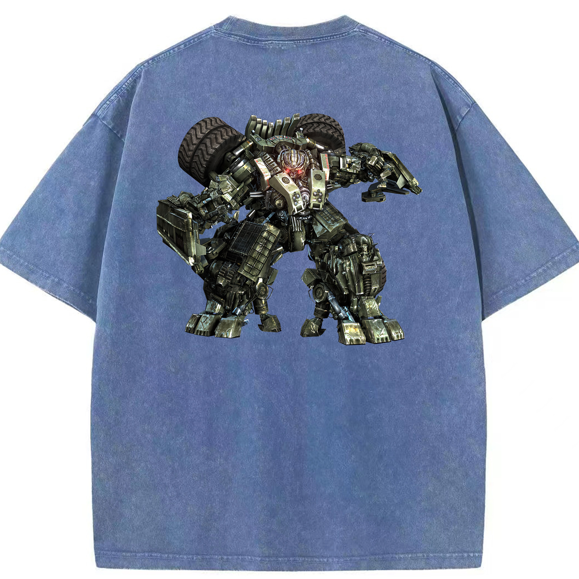（画像用） Transformers トランスフォーマー 綿100% ヴィンテージ風 半袖Tシャツ（背面プリント）