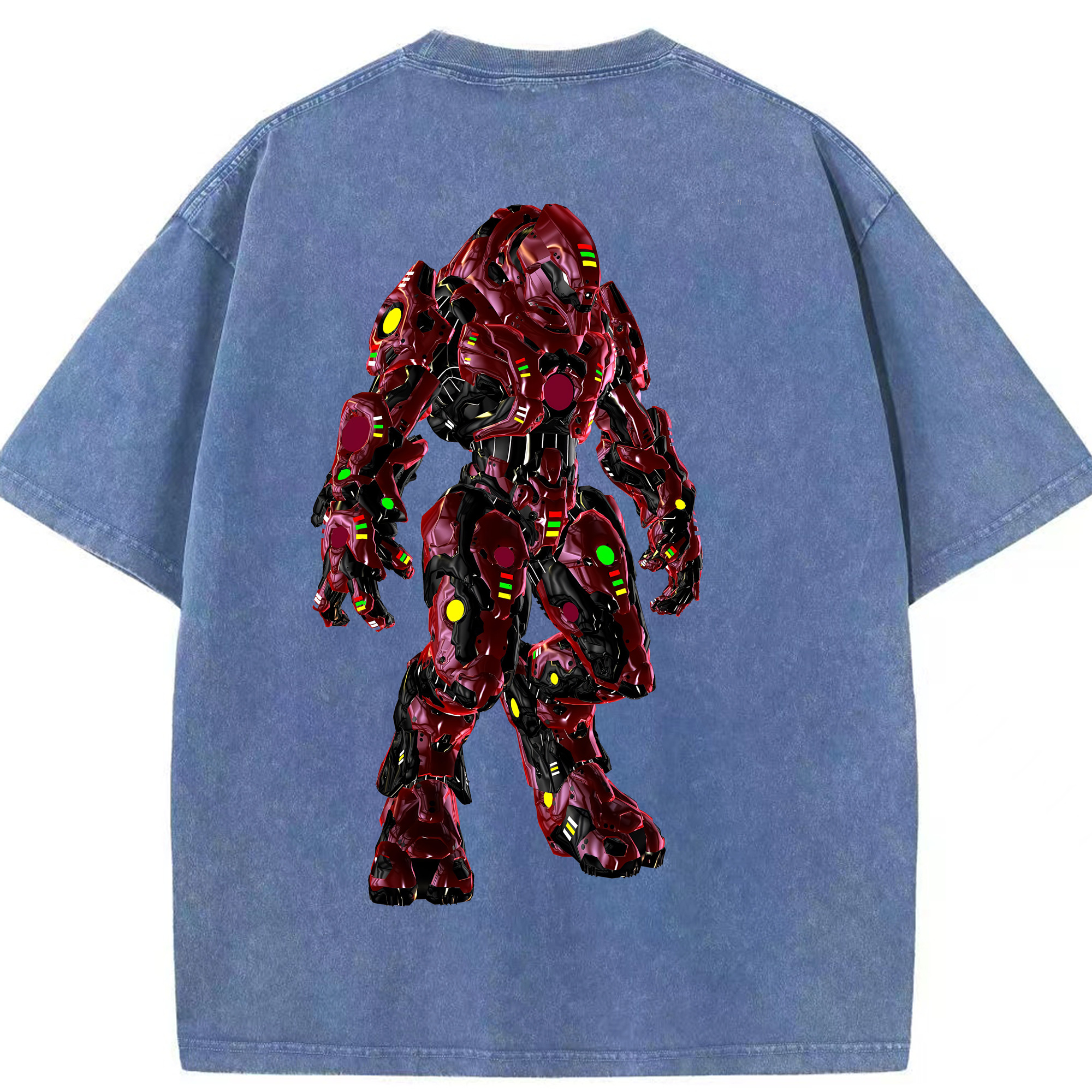 （画像用） Transformers トランスフォーマー 綿100% ヴィンテージ風 半袖Tシャツ（背面プリント）