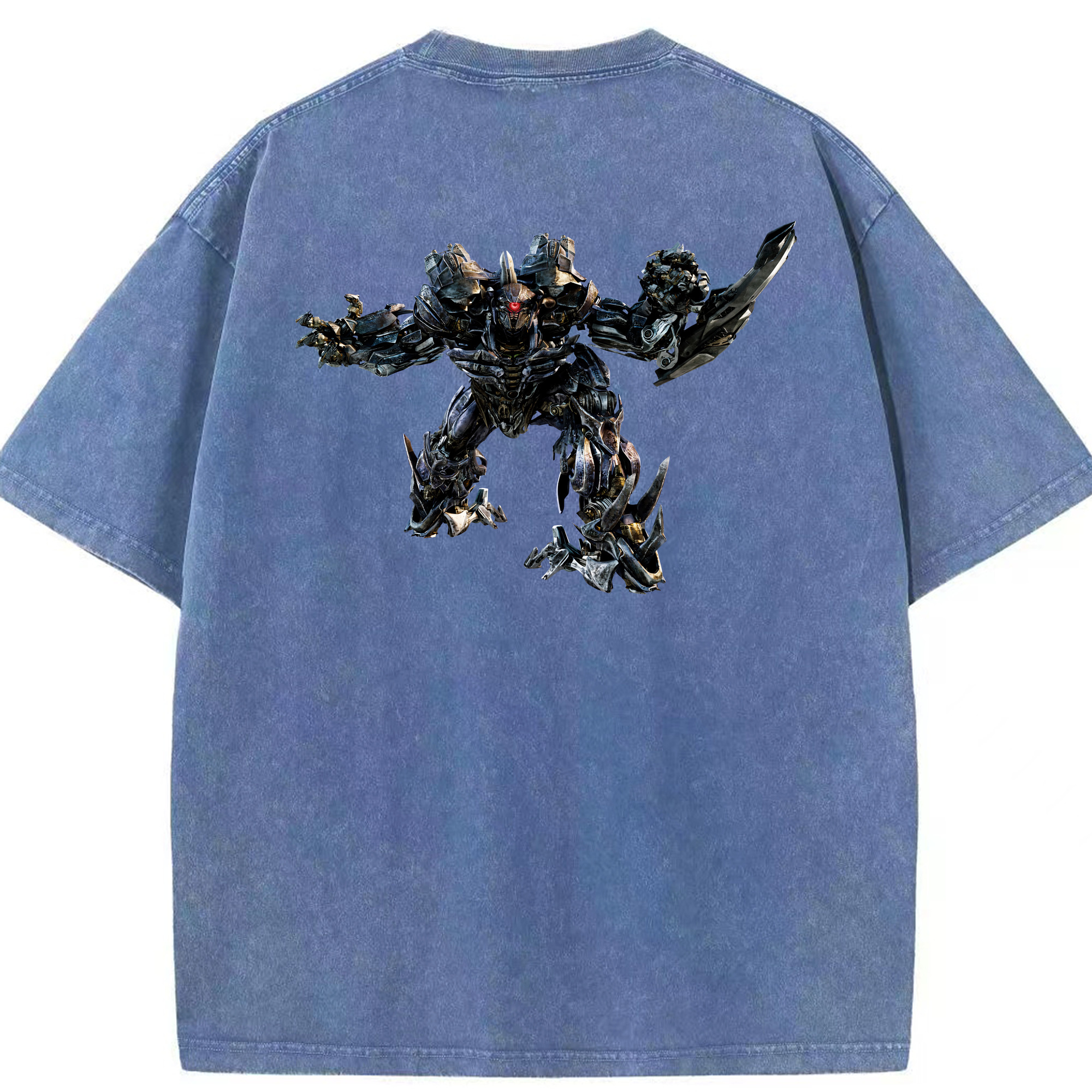 （画像用） Transformers トランスフォーマー 綿100% ヴィンテージ風 半袖Tシャツ（背面プリント）