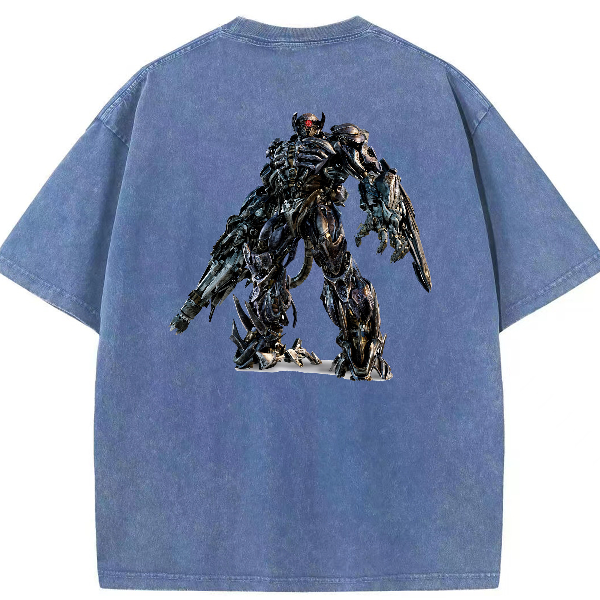（画像用） Transformers トランスフォーマー 綿100% ヴィンテージ風 半袖Tシャツ（背面プリント）