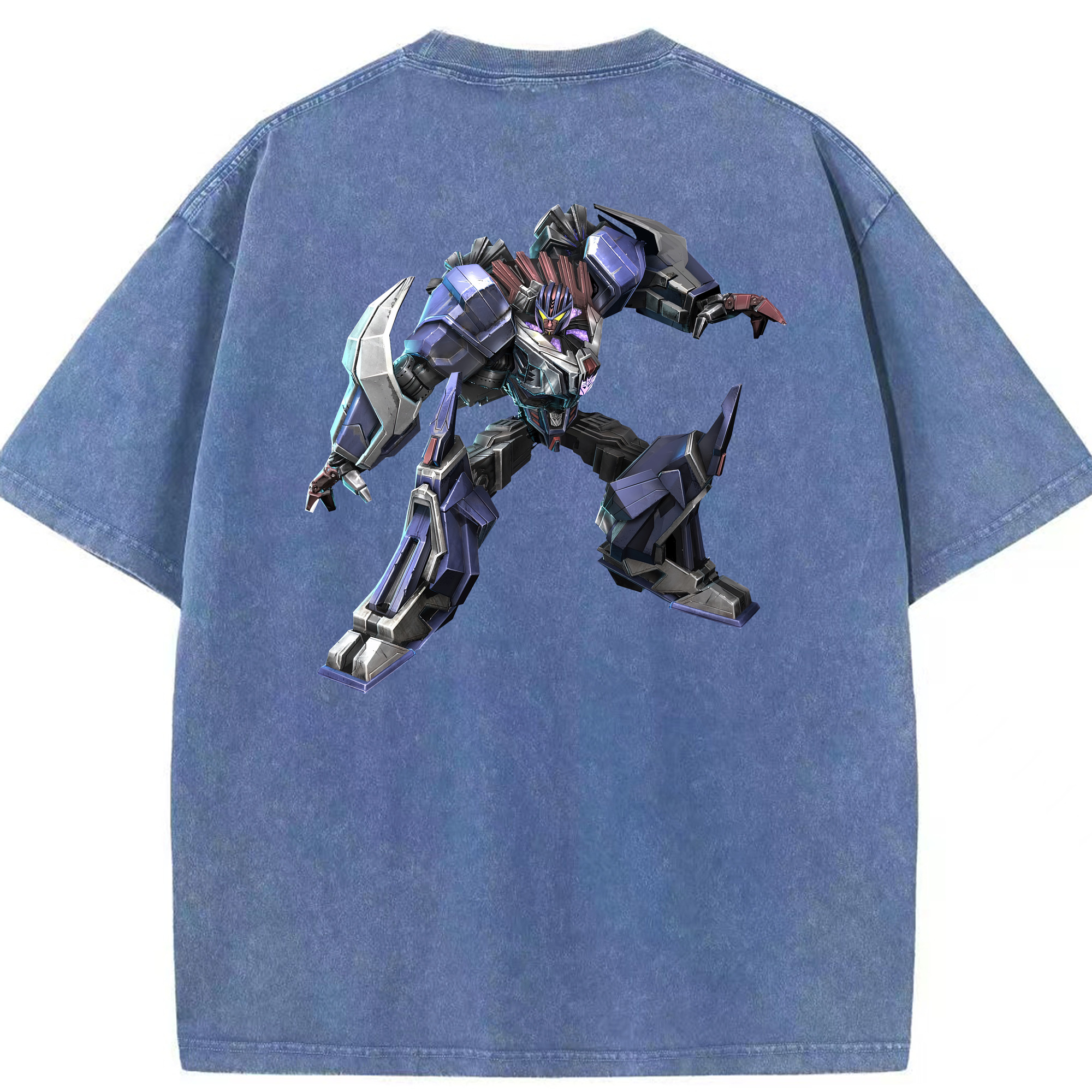 （画像用） Transformers トランスフォーマー 綿100% ヴィンテージ風 半袖Tシャツ（背面プリント）