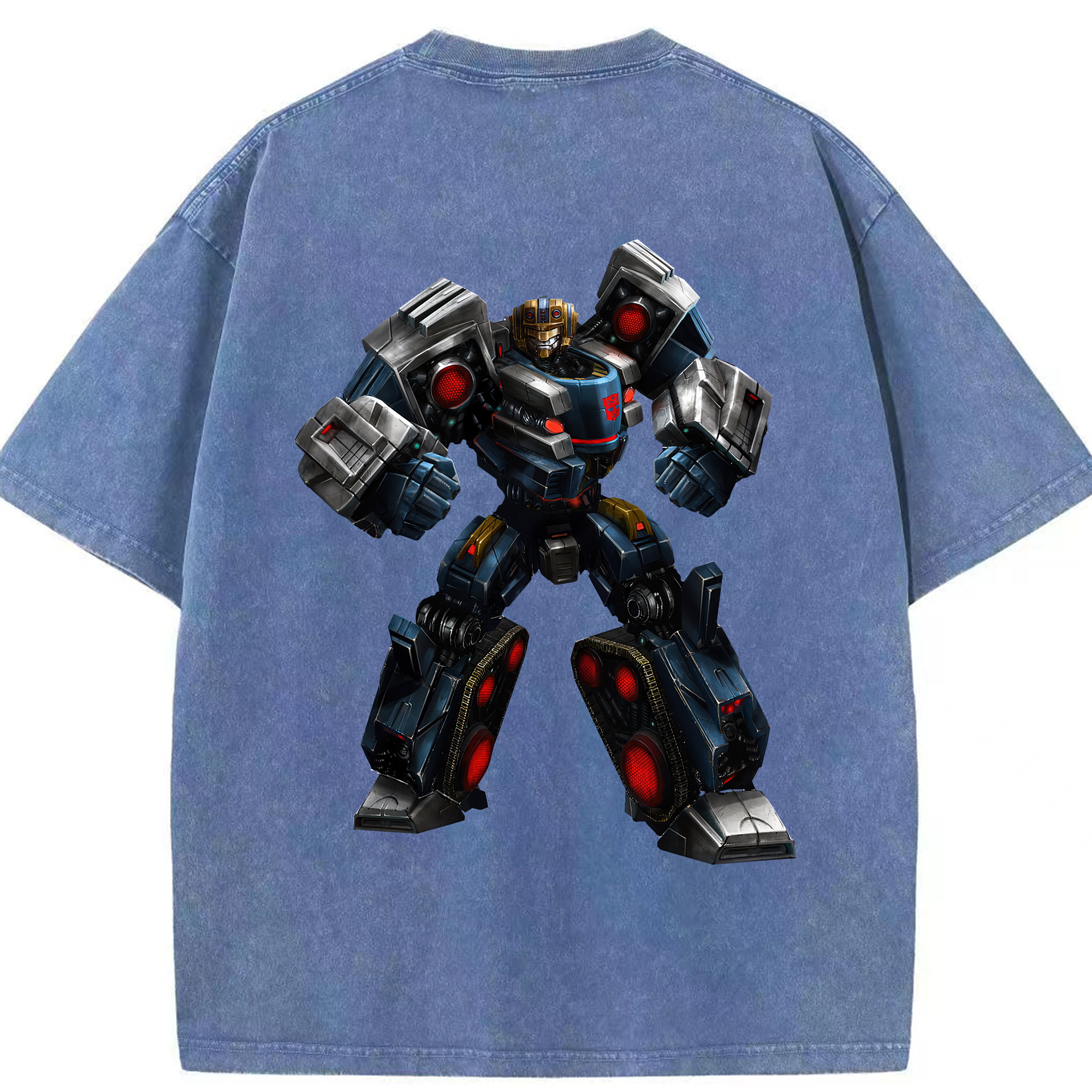 （画像用） Transformers トランスフォーマー 綿100% ヴィンテージ風 半袖Tシャツ（背面プリント）