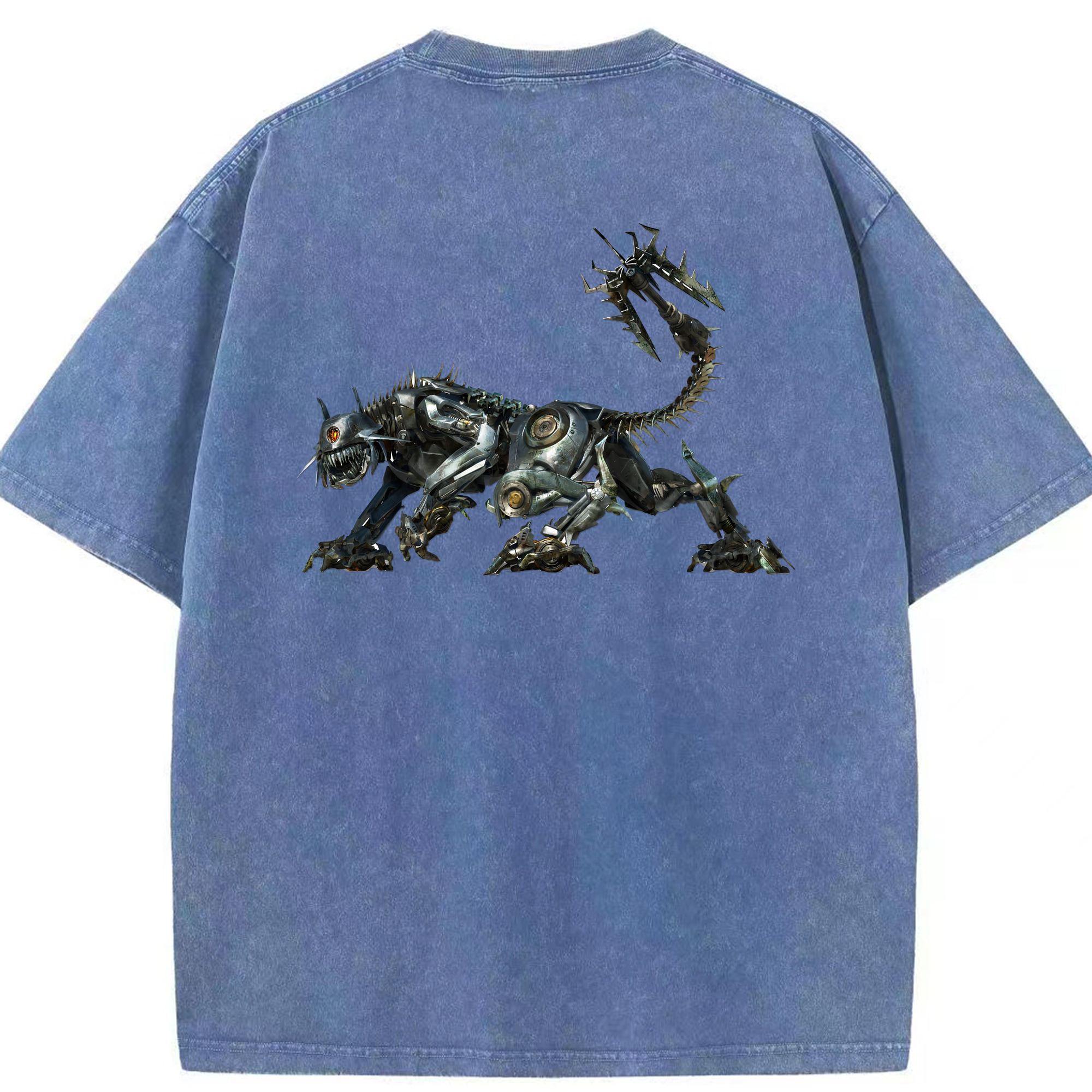 （画像用） Transformers トランスフォーマー 綿100% ヴィンテージ風 半袖Tシャツ（背面プリント）