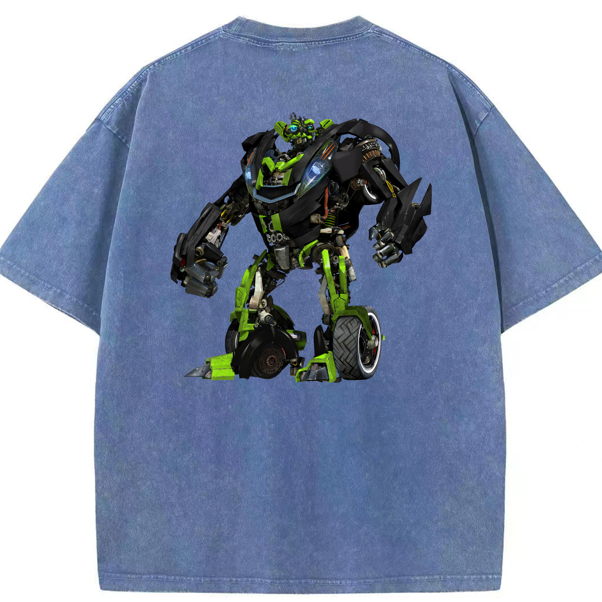 （画像用） Transformers トランスフォーマー 綿100% ヴィンテージ風 半袖Tシャツ（背面プリント）
