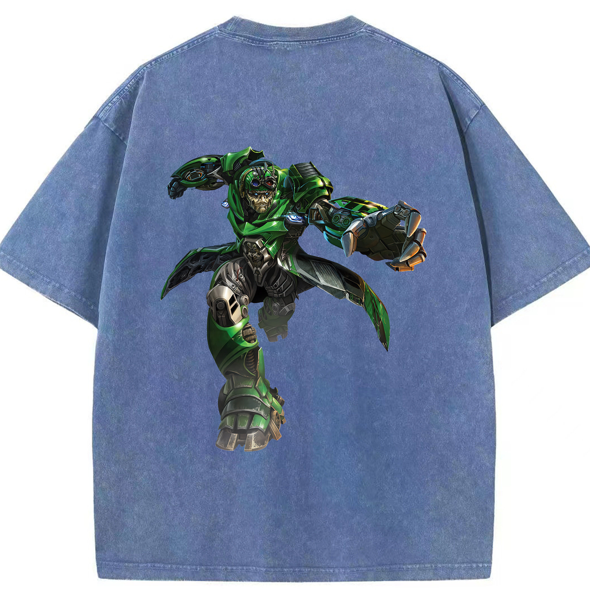 （画像用） Transformers トランスフォーマー 綿100% ヴィンテージ風 半袖Tシャツ（背面プリント）