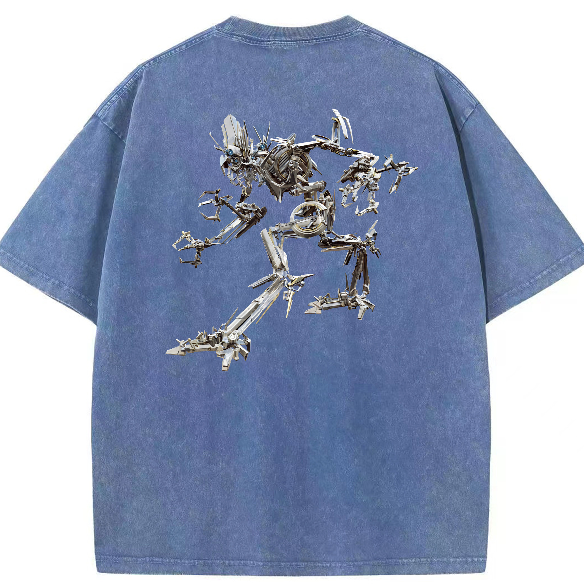 （画像用） Transformers トランスフォーマー 綿100% ヴィンテージ風 半袖Tシャツ（背面プリント）