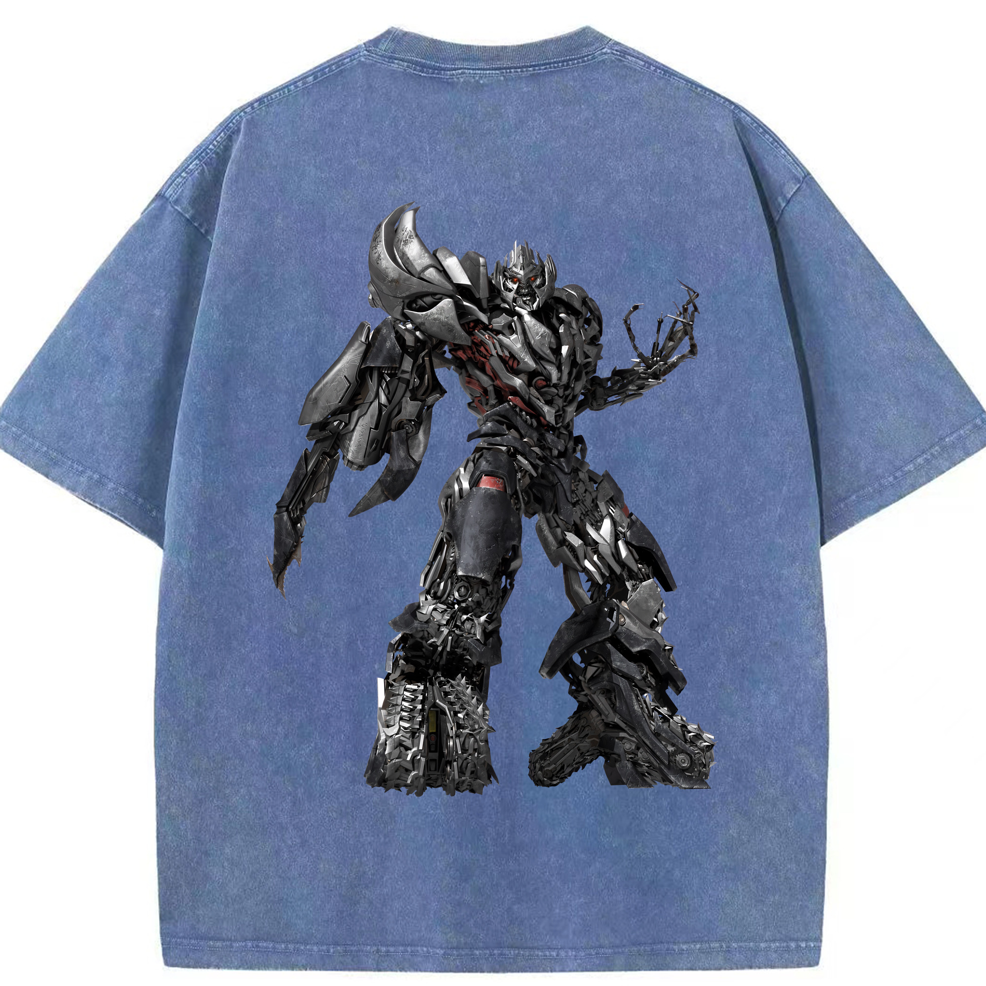 （画像用） Transformers トランスフォーマー 綿100% ヴィンテージ風 半袖Tシャツ（背面プリント）