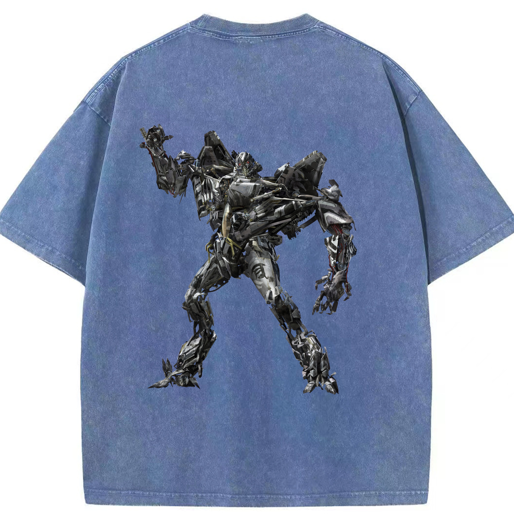（画像用） Transformers トランスフォーマー 綿100% ヴィンテージ風 半袖Tシャツ（背面プリント）