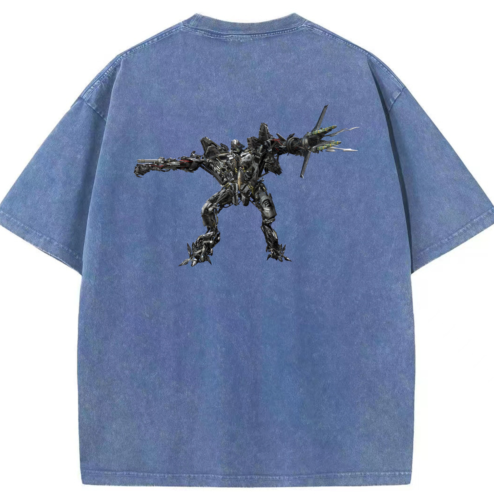 （画像用） Transformers トランスフォーマー 綿100% ヴィンテージ風 半袖Tシャツ（背面プリント）