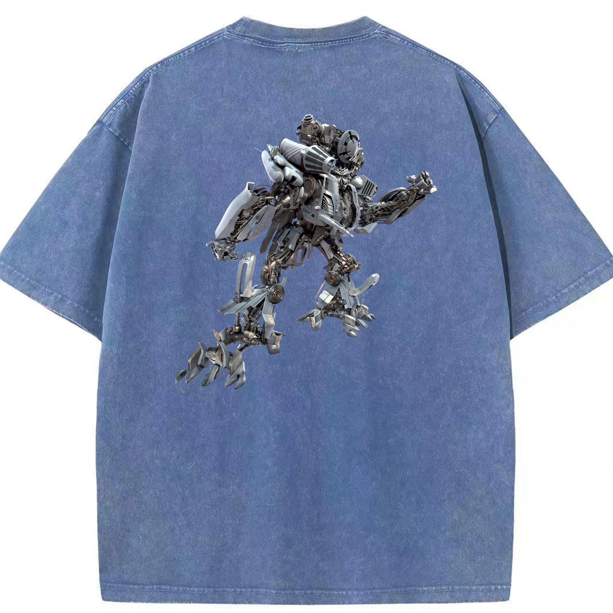 Transformers トランスフォーマー 綿100% ヴィンテージ風 半袖Tシャツ（背面プリント）