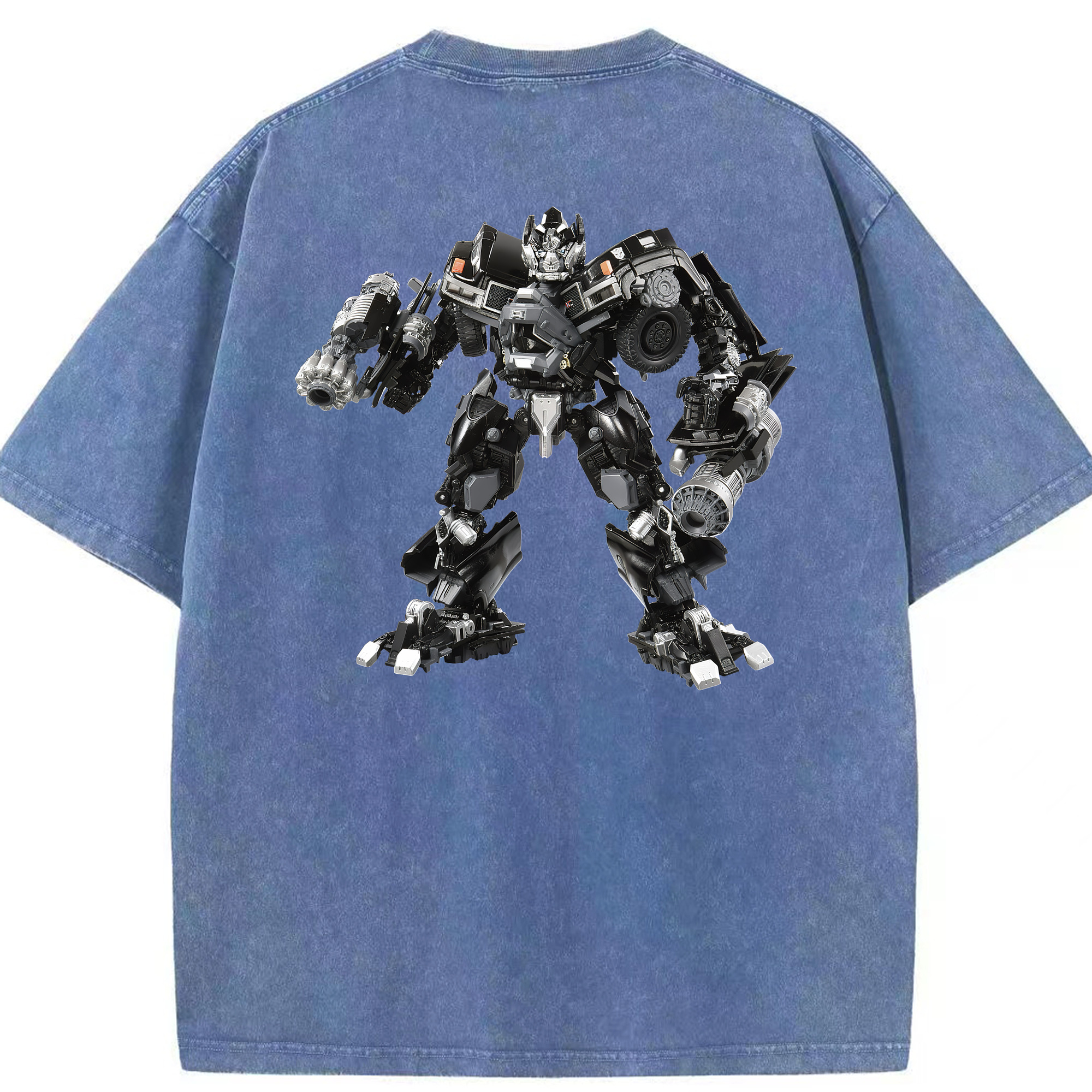 （画像用） Transformers トランスフォーマー 綿100% ヴィンテージ風 半袖Tシャツ（背面プリント）