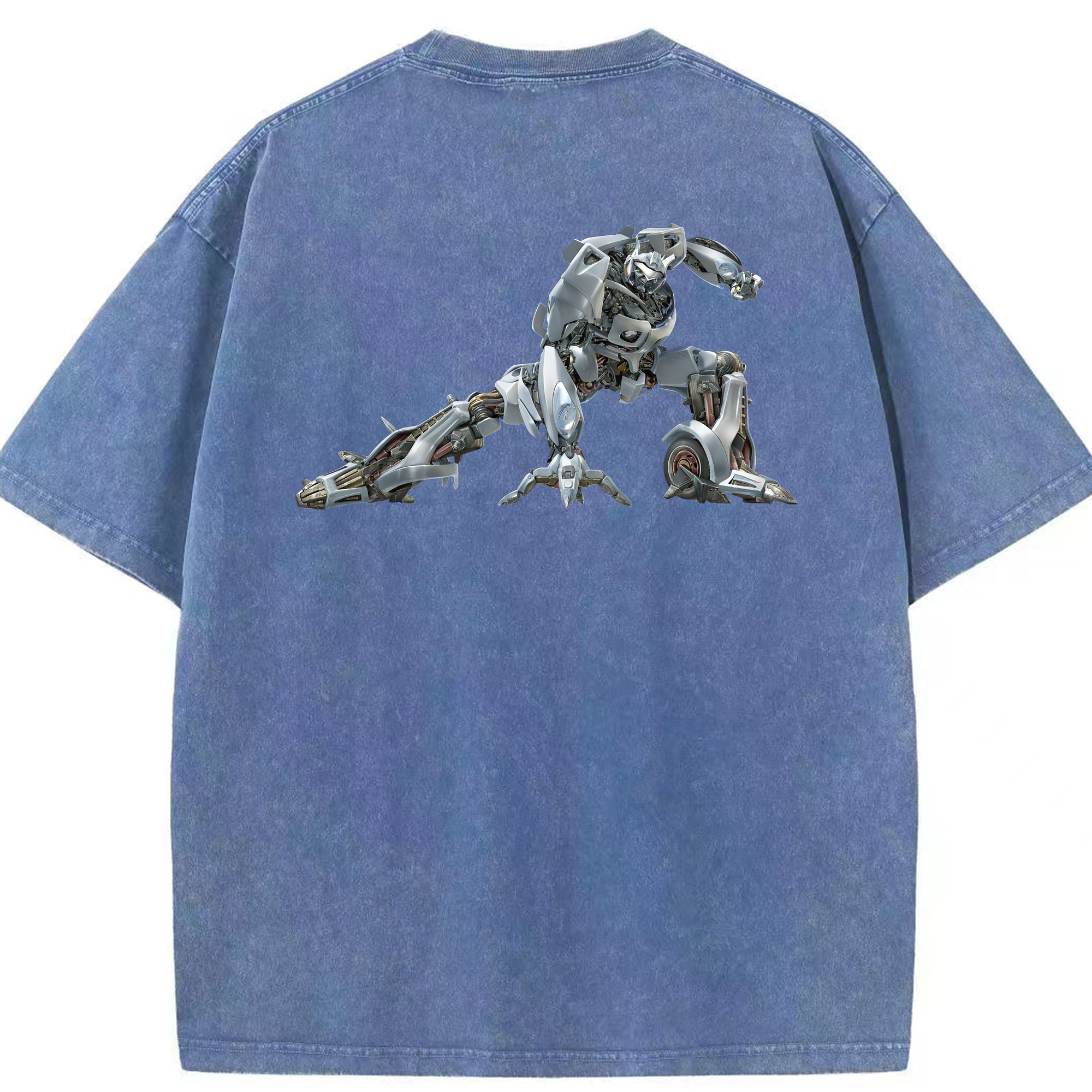（画像用） Transformers トランスフォーマー 綿100% ヴィンテージ風 半袖Tシャツ（背面プリント）