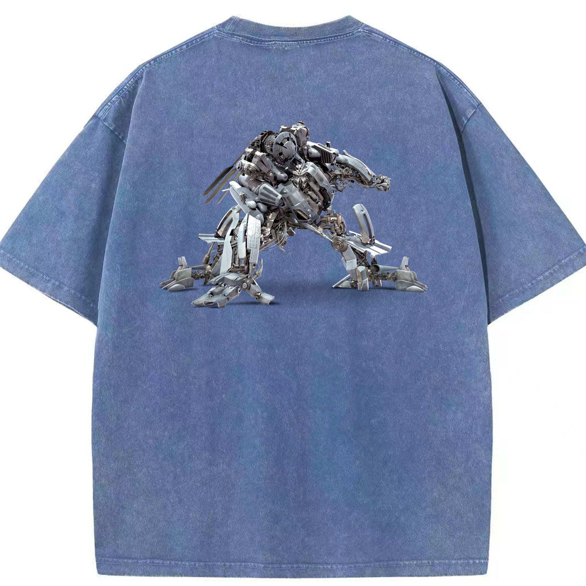 （画像用） Transformers トランスフォーマー 綿100% ヴィンテージ風 半袖Tシャツ（背面プリント）