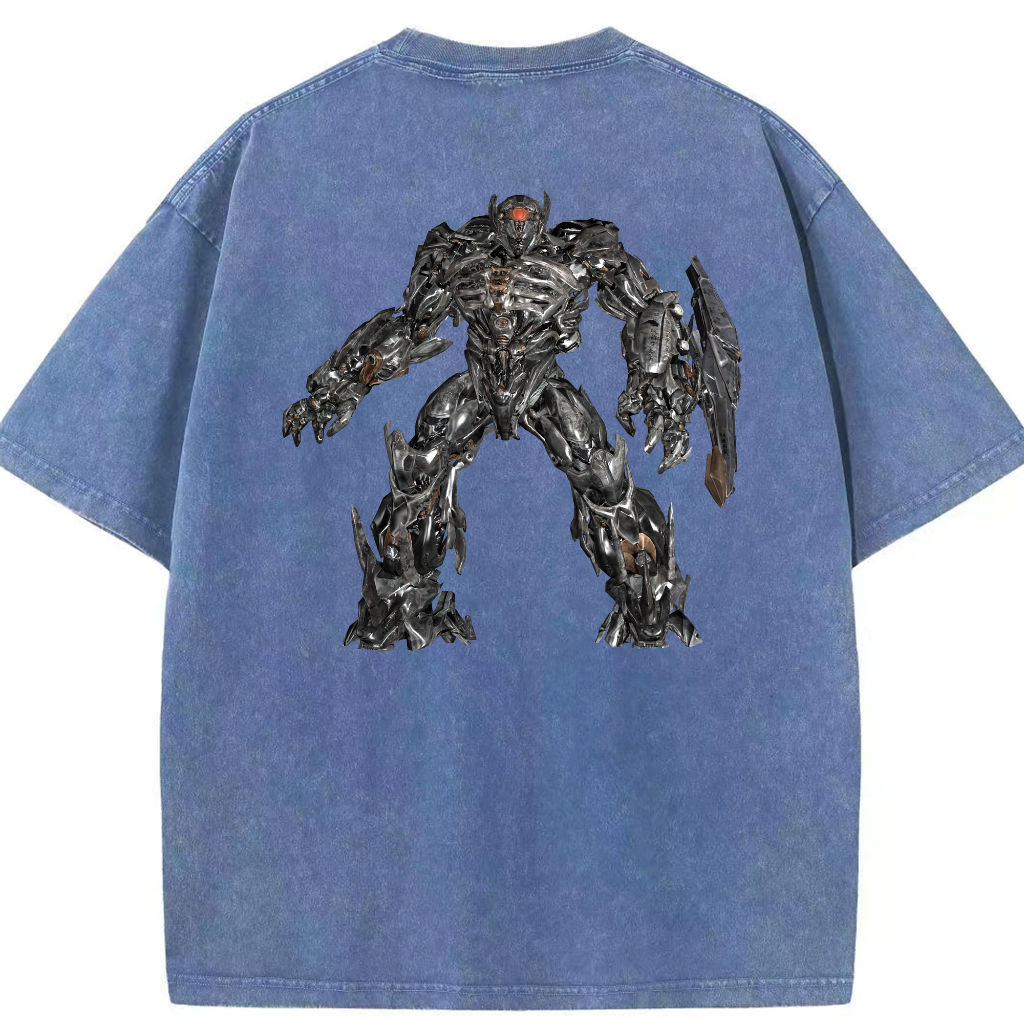 （画像用） Transformers トランスフォーマー 綿100% ヴィンテージ風 半袖Tシャツ（背面プリント）
