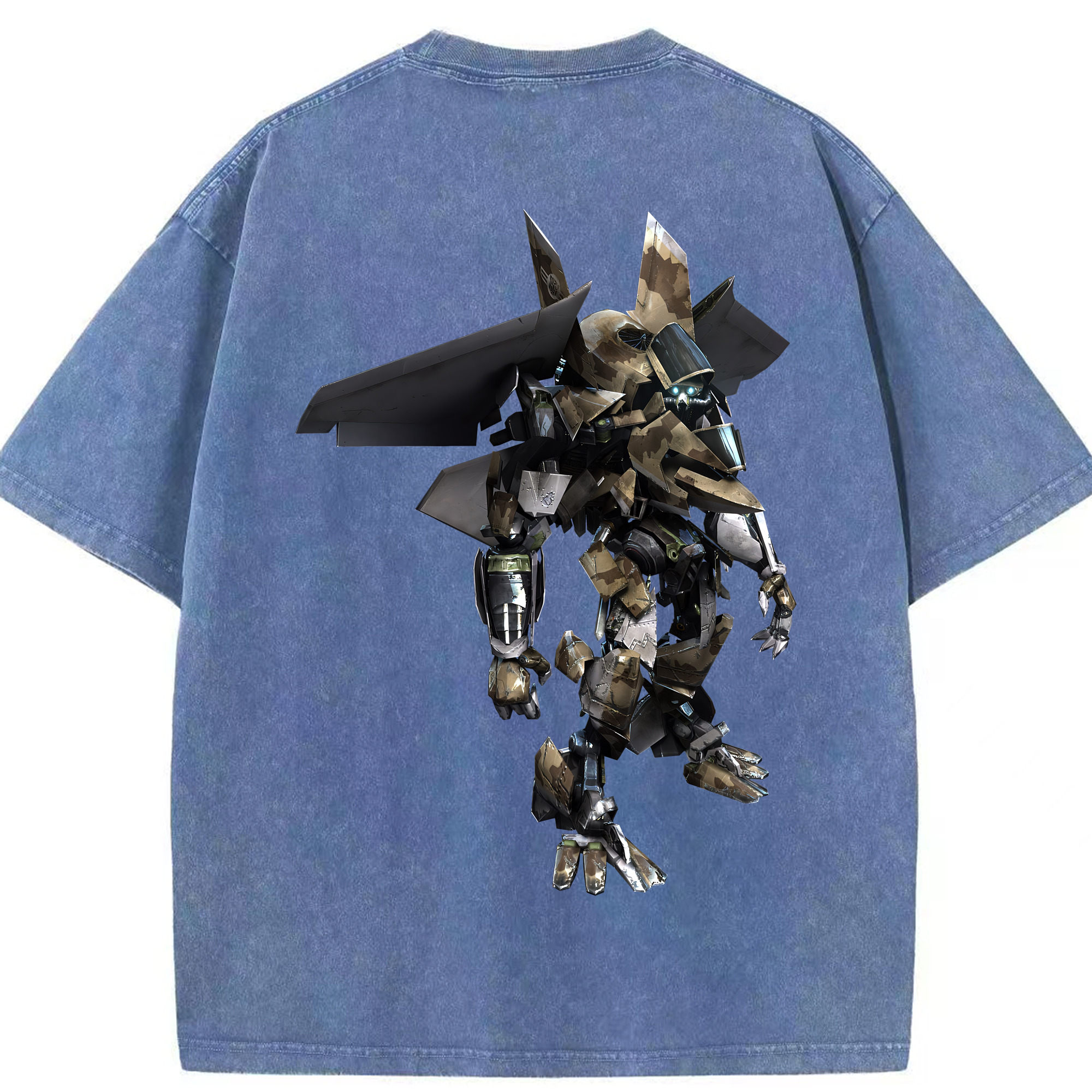 （画像用） Transformers トランスフォーマー 綿100% ヴィンテージ風 半袖Tシャツ（背面プリント）