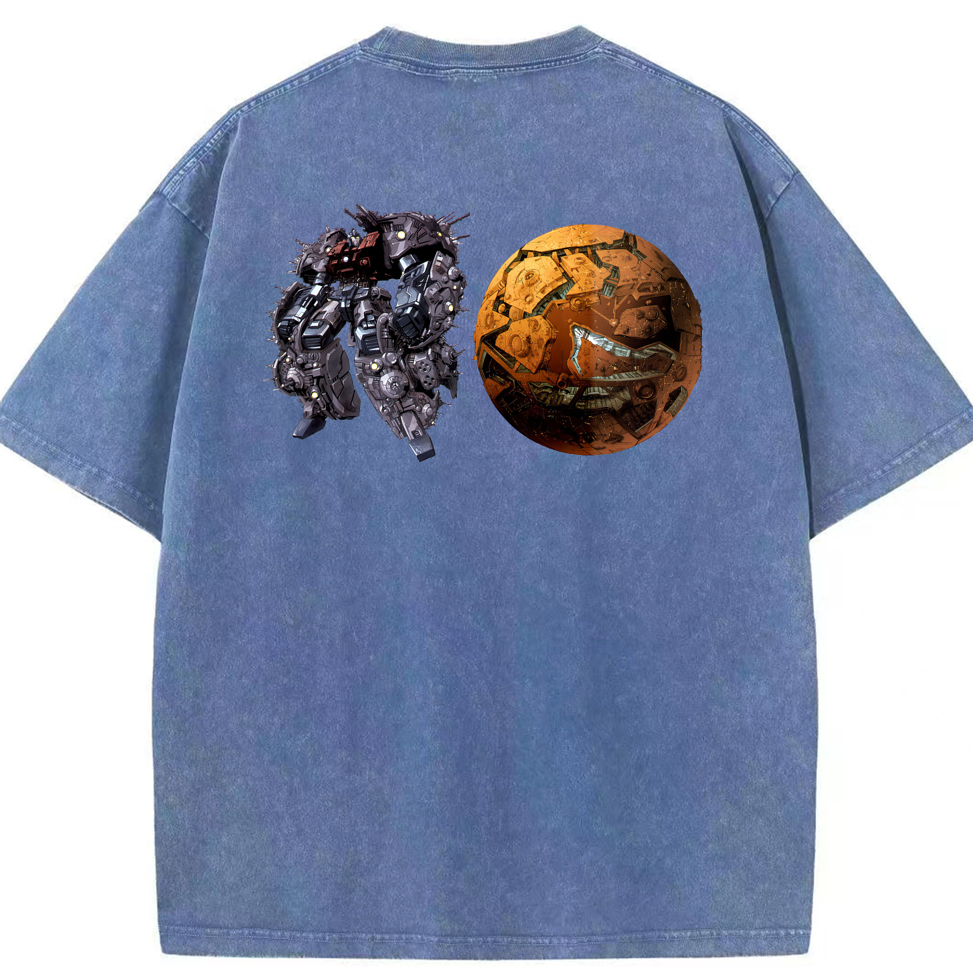 （画像用） Transformers トランスフォーマー 綿100% ヴィンテージ風 半袖Tシャツ（背面プリント）