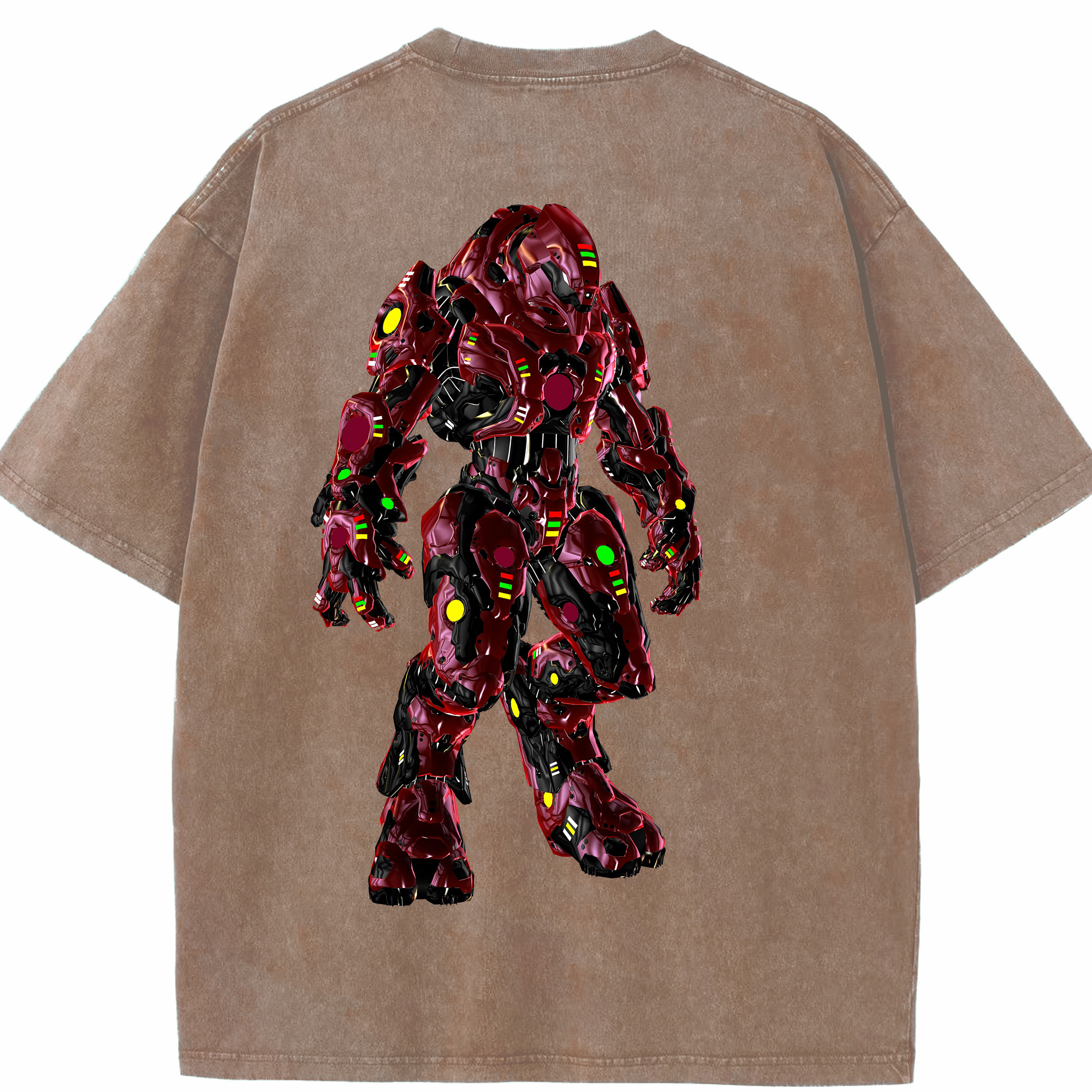 （画像用） Transformers トランスフォーマー 綿100% ヴィンテージ風 半袖Tシャツ（背面プリント）
