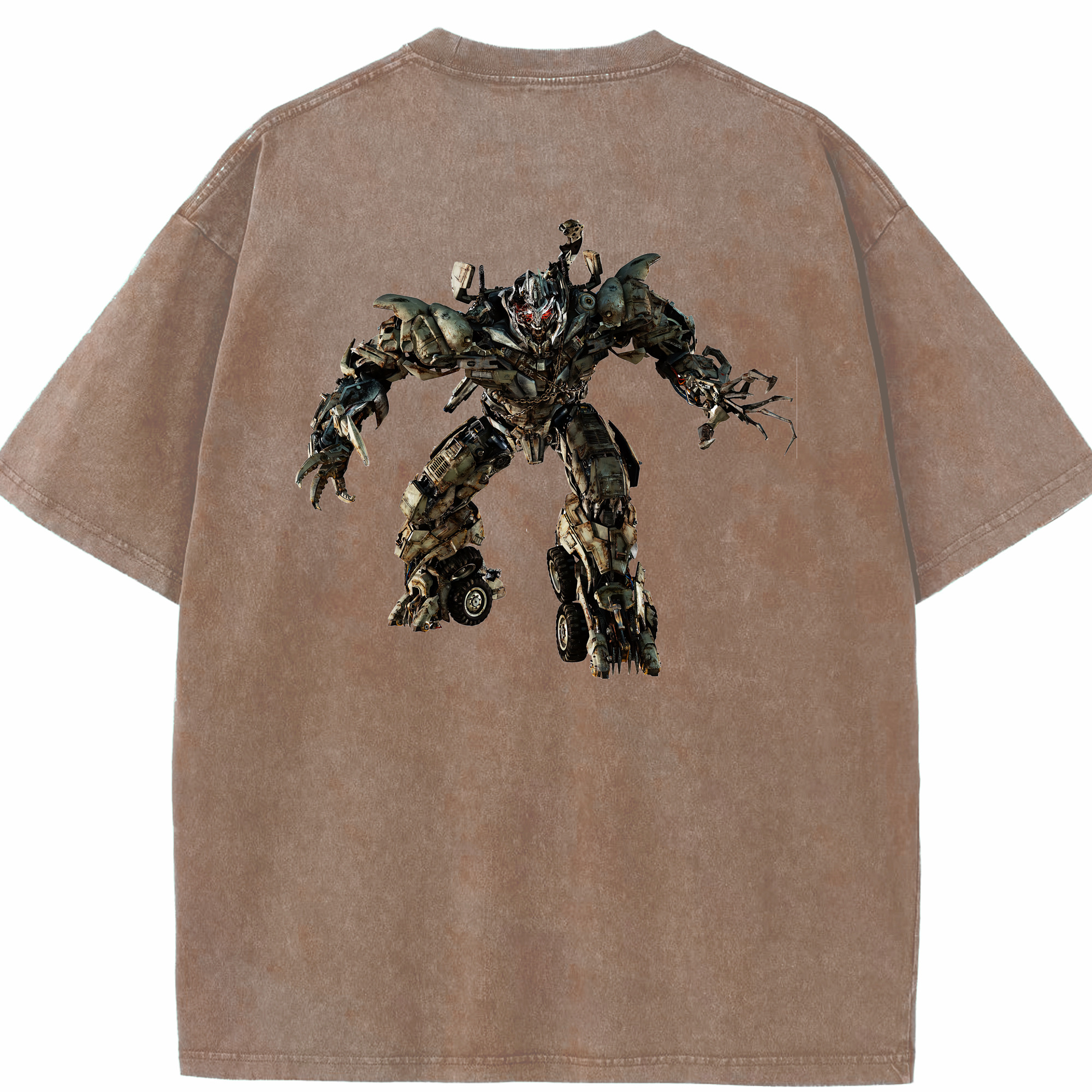 Transformers トランスフォーマー 綿100% ヴィンテージ風 半袖Tシャツ（背面プリント）