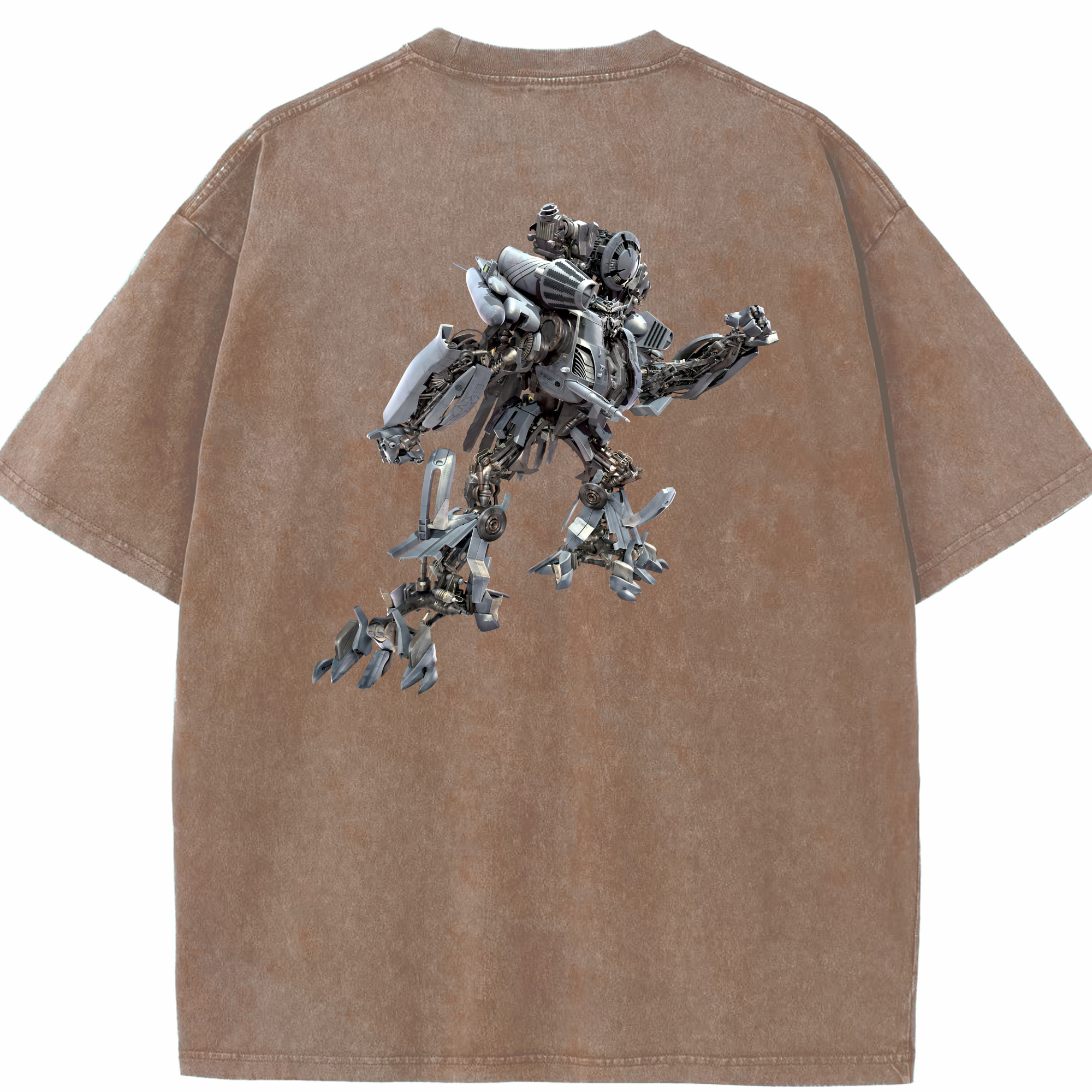 Transformers トランスフォーマー 綿100% ヴィンテージ風 半袖Tシャツ（背面プリント）