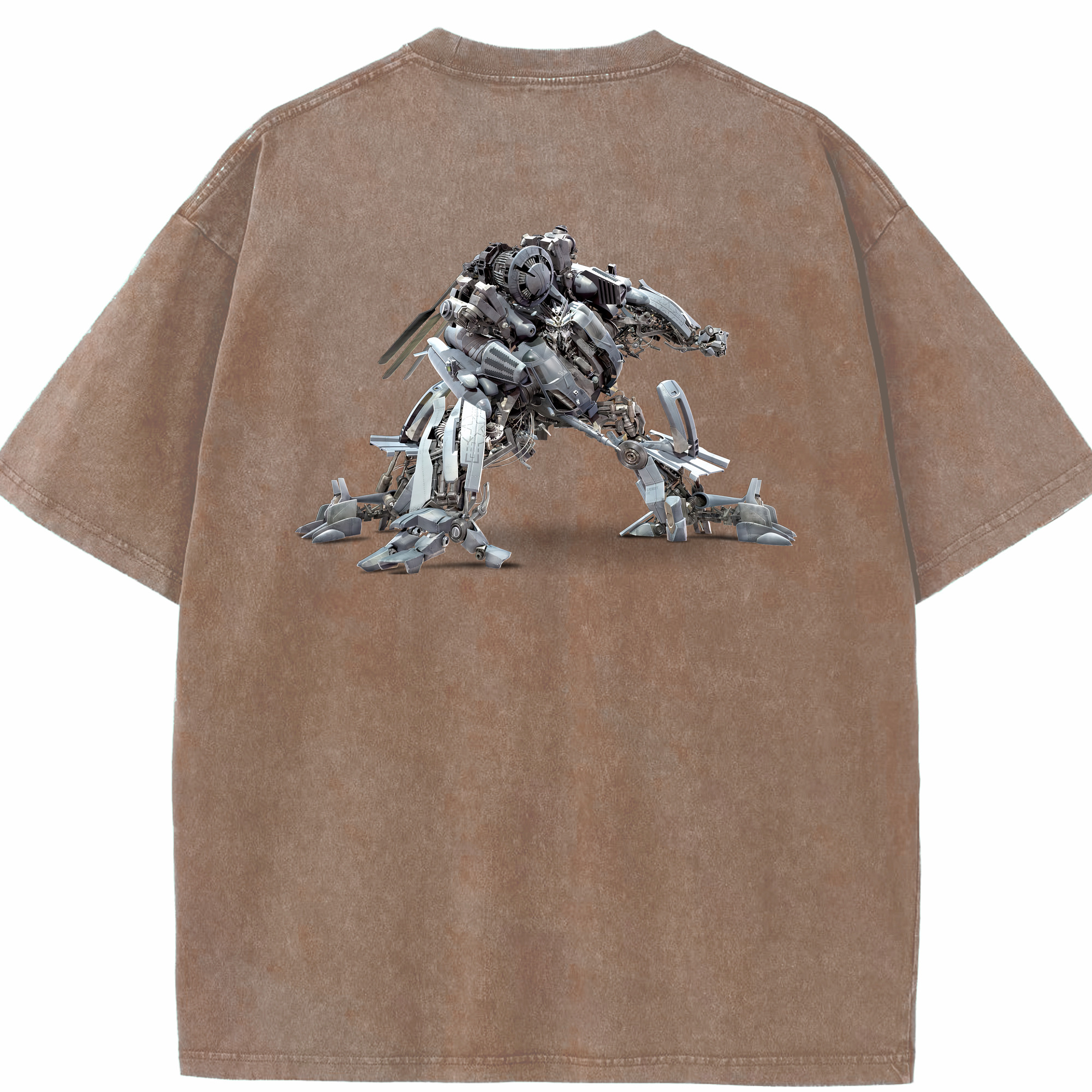 （画像用） Transformers トランスフォーマー 綿100% ヴィンテージ風 半袖Tシャツ（背面プリント）