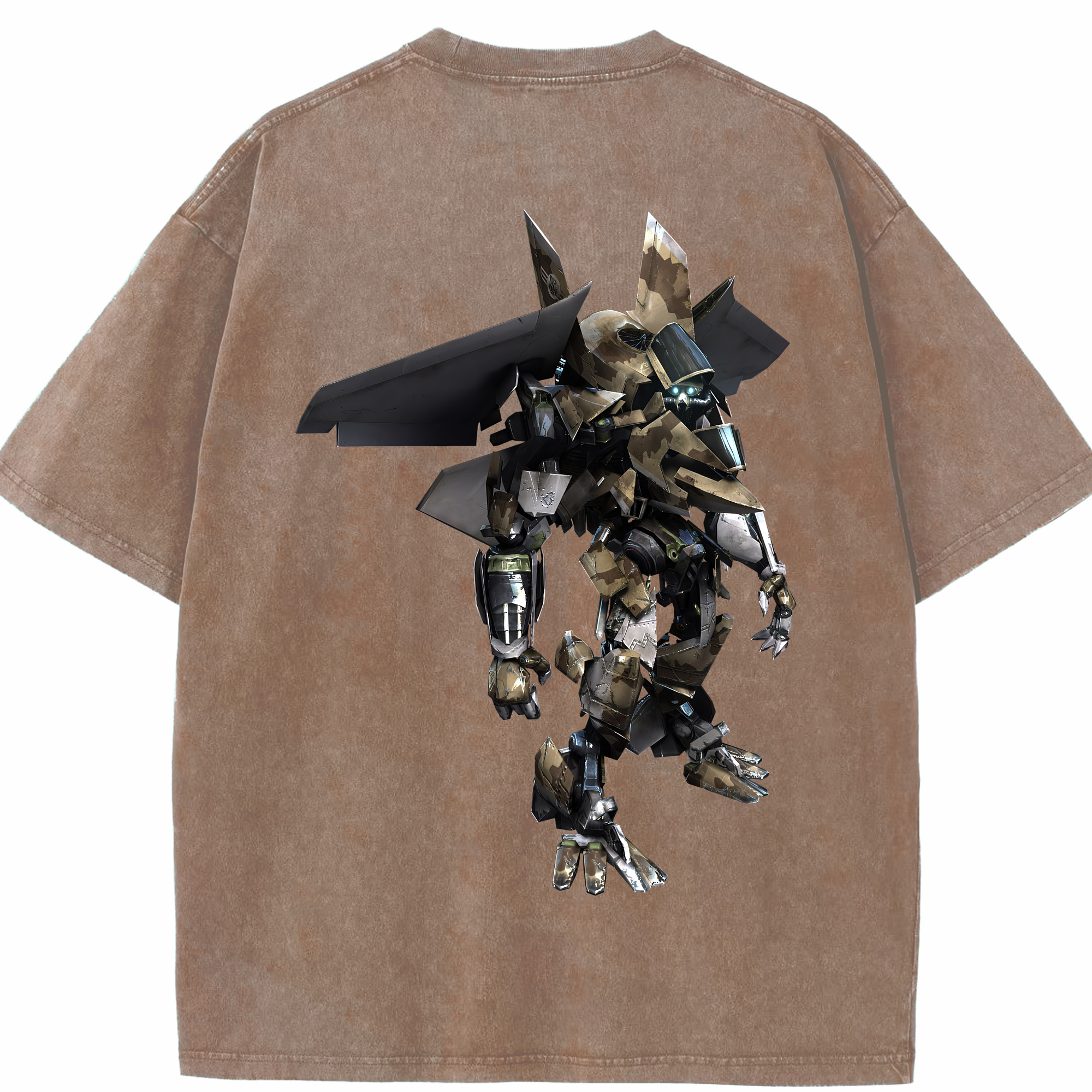 （画像用） Transformers トランスフォーマー 綿100% ヴィンテージ風 半袖Tシャツ（背面プリント）