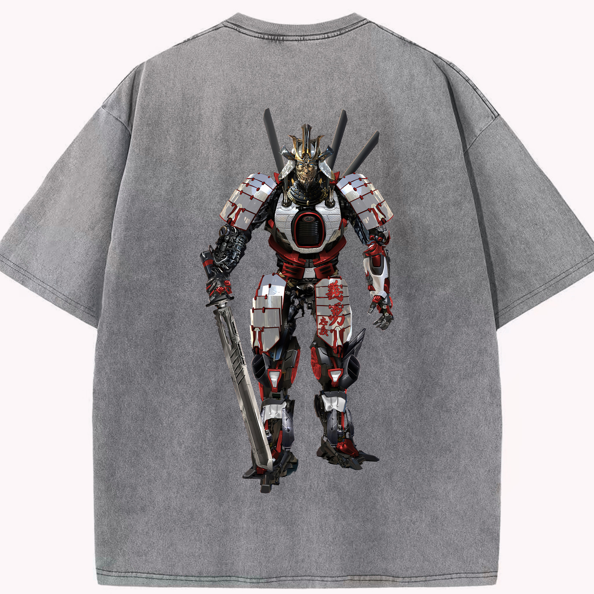 （画像用） Transformers トランスフォーマー 綿100% ヴィンテージ風 半袖Tシャツ（背面プリント）