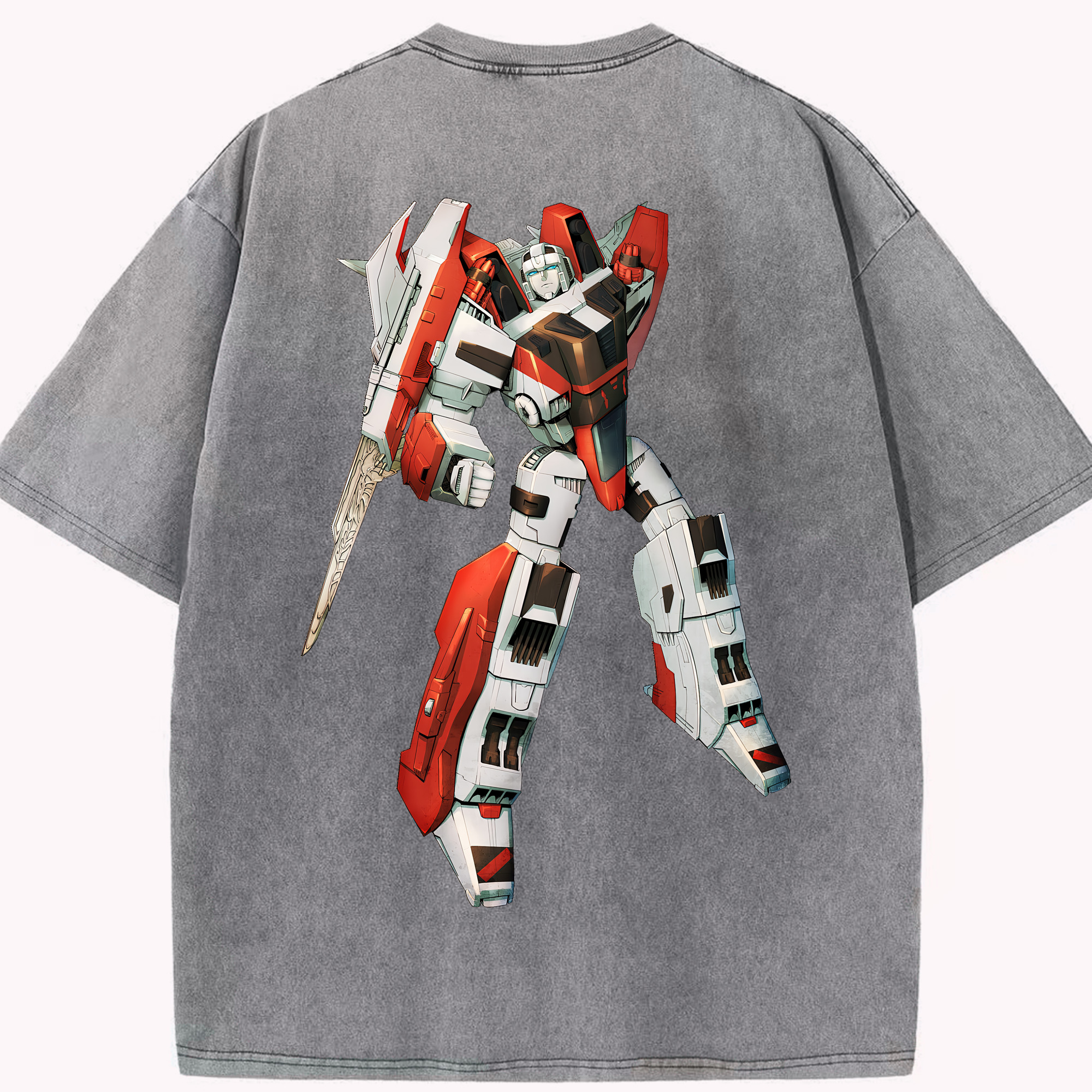 Transformers トランスフォーマー 綿100% ヴィンテージ風 半袖Tシャツ（背面プリント）