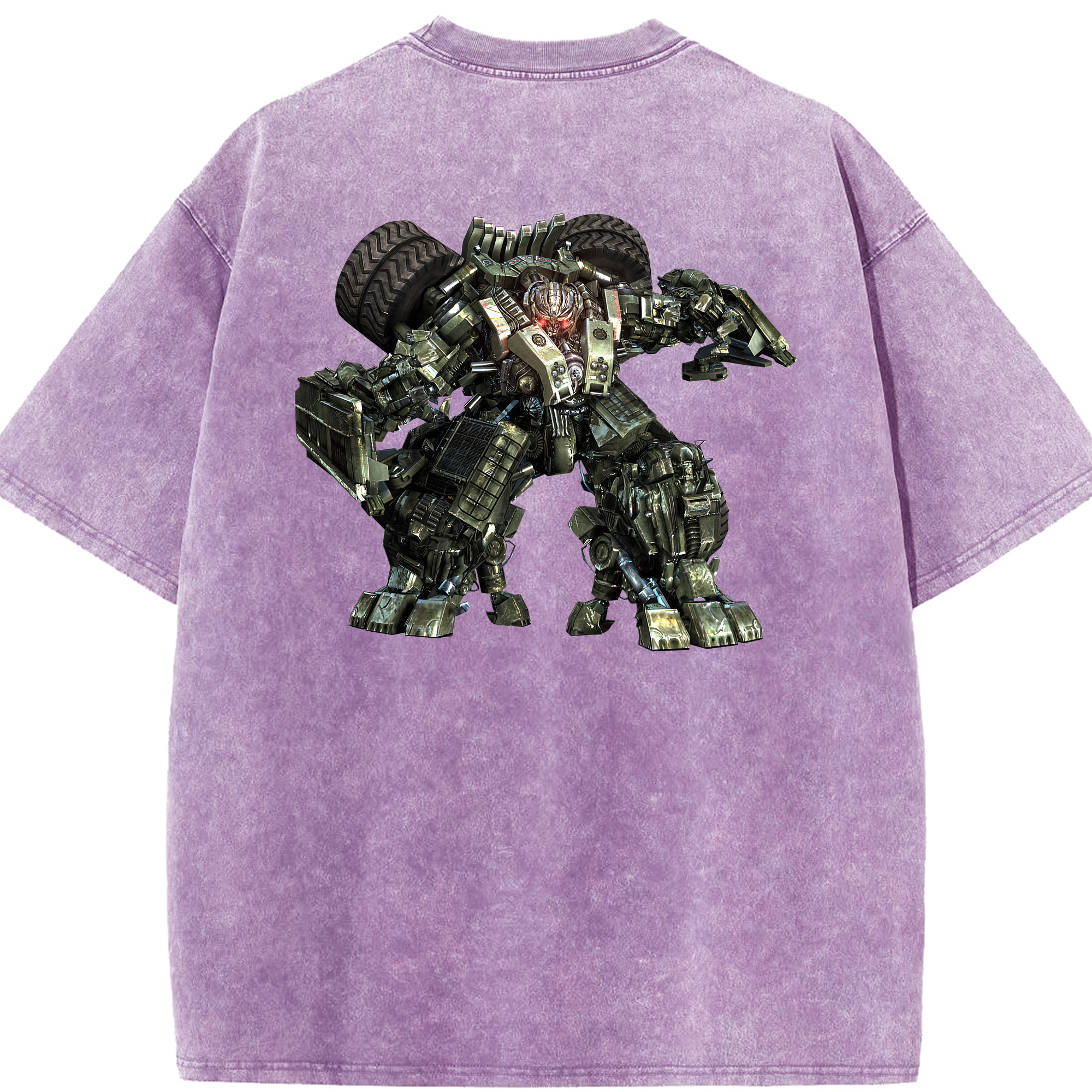 （画像用） Transformers トランスフォーマー 綿100% ヴィンテージ風 半袖Tシャツ（背面プリント）