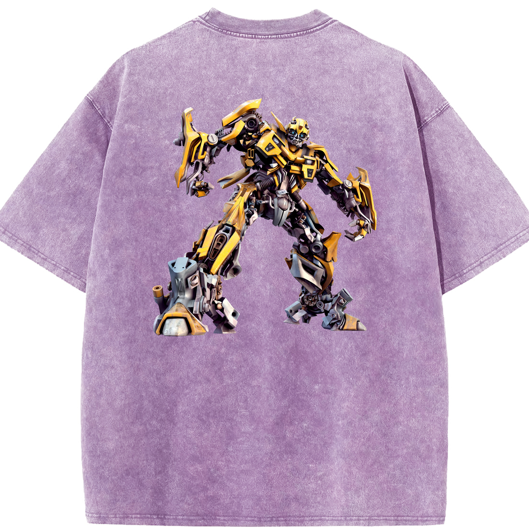 （画像用） Transformers トランスフォーマー 綿100% ヴィンテージ風 半袖Tシャツ（背面プリント）