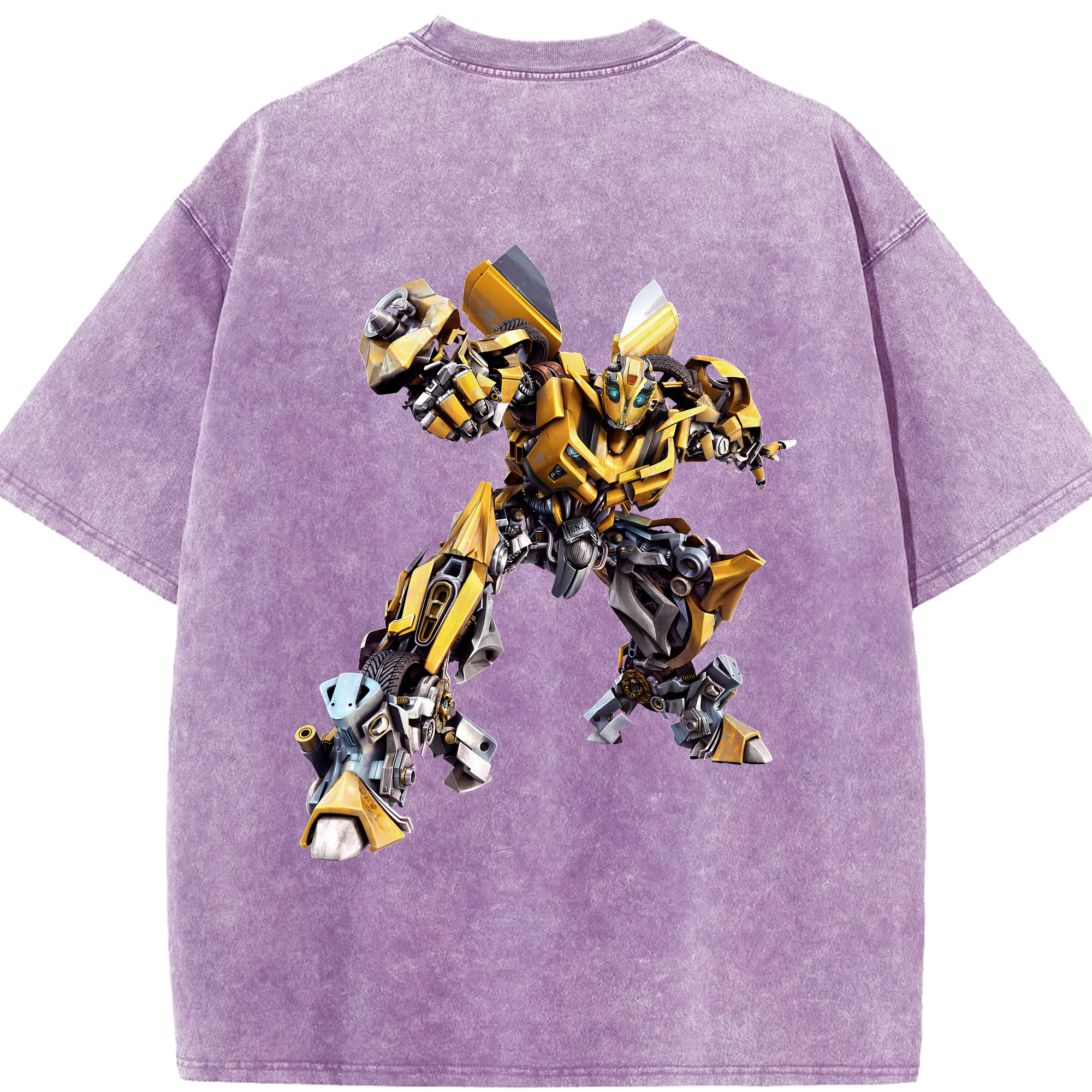 （画像用） Transformers トランスフォーマー 綿100% ヴィンテージ風 半袖Tシャツ（背面プリント）