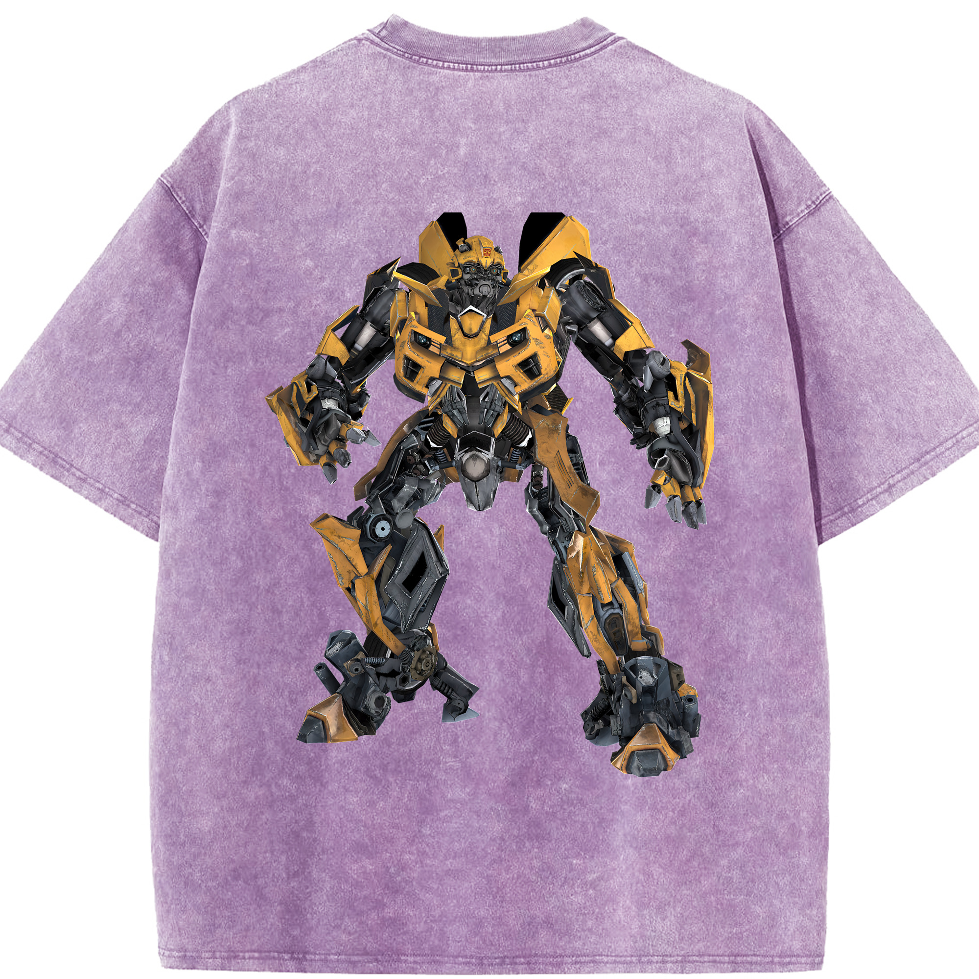 （画像用） Transformers トランスフォーマー 綿100% ヴィンテージ風 半袖Tシャツ（背面プリント）