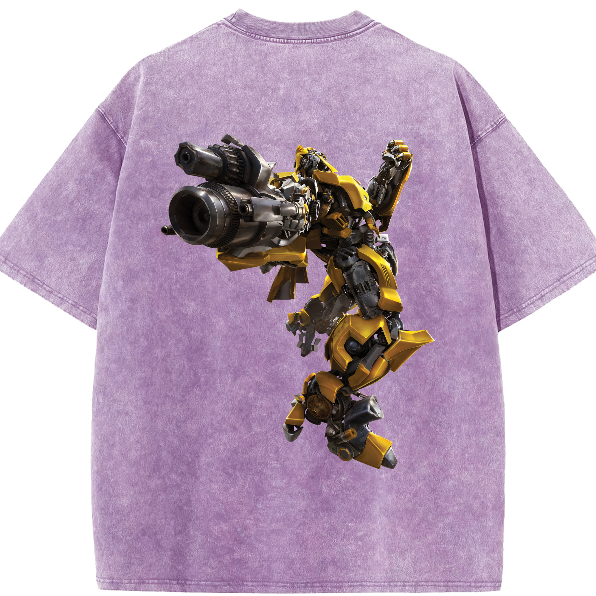 （画像用） Transformers トランスフォーマー 綿100% ヴィンテージ風 半袖Tシャツ（背面プリント）