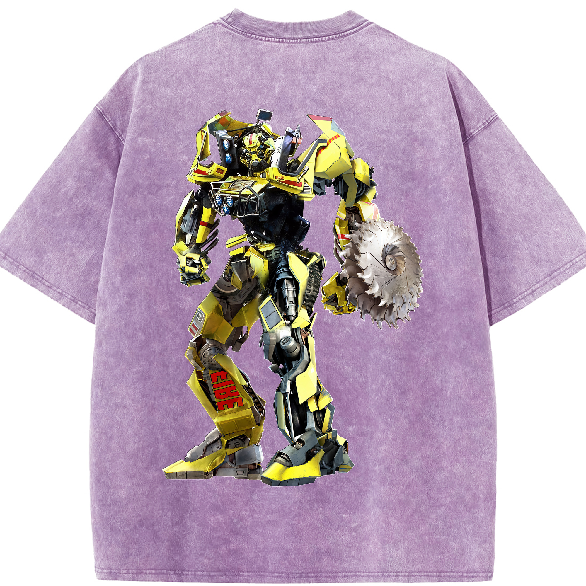 （画像用） Transformers トランスフォーマー 綿100% ヴィンテージ風 半袖Tシャツ（背面プリント）
