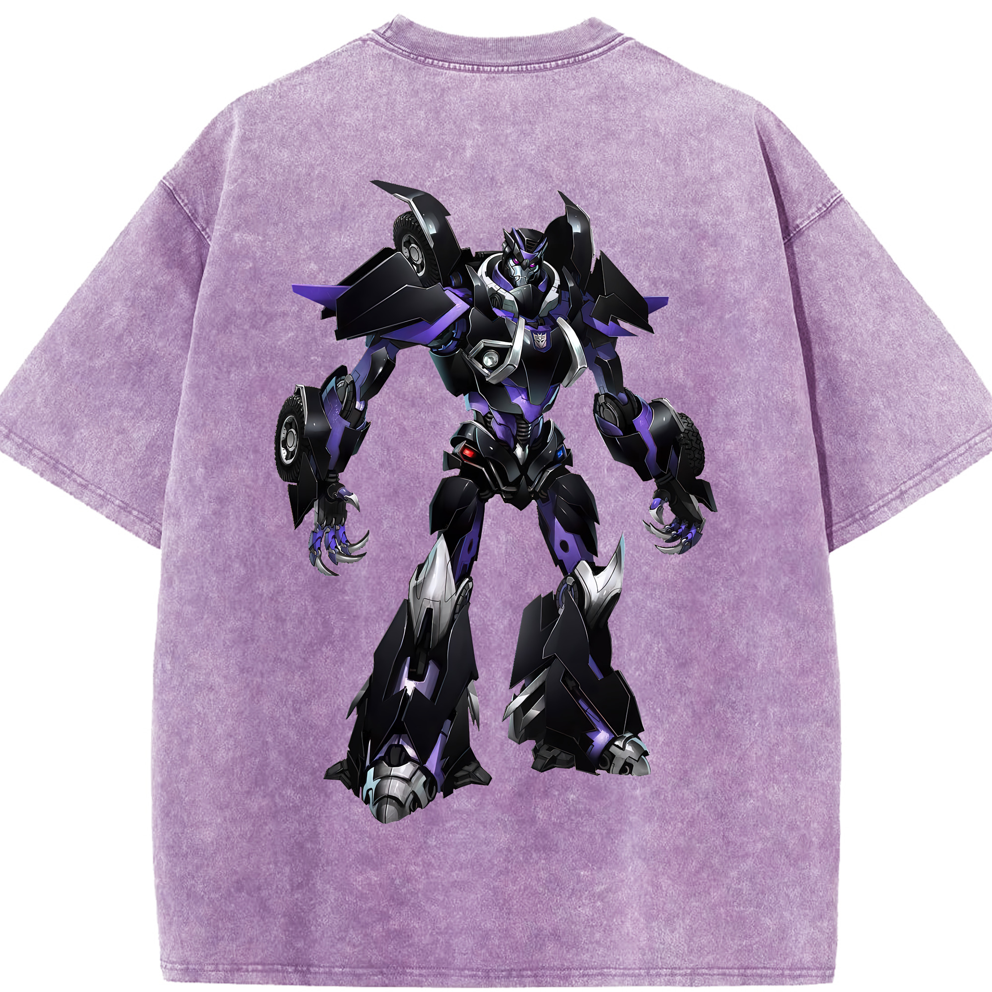 （画像用） Transformers トランスフォーマー 綿100% ヴィンテージ風 半袖Tシャツ（背面プリント）