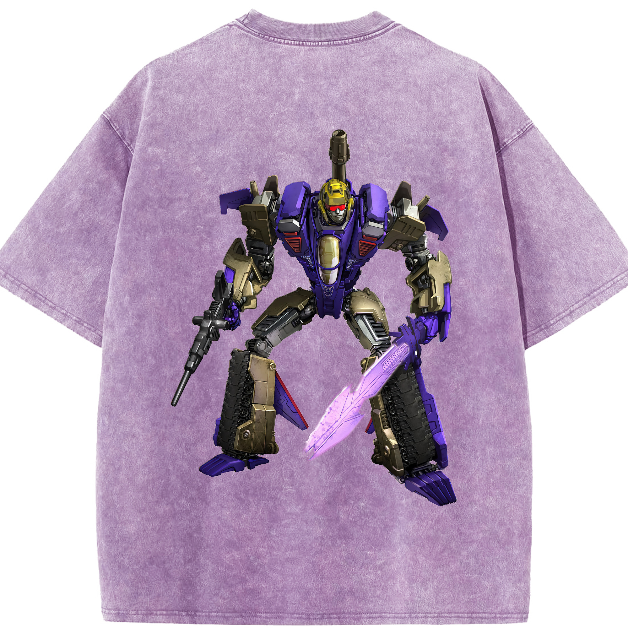 （画像用） Transformers トランスフォーマー 綿100% ヴィンテージ風 半袖Tシャツ（背面プリント）