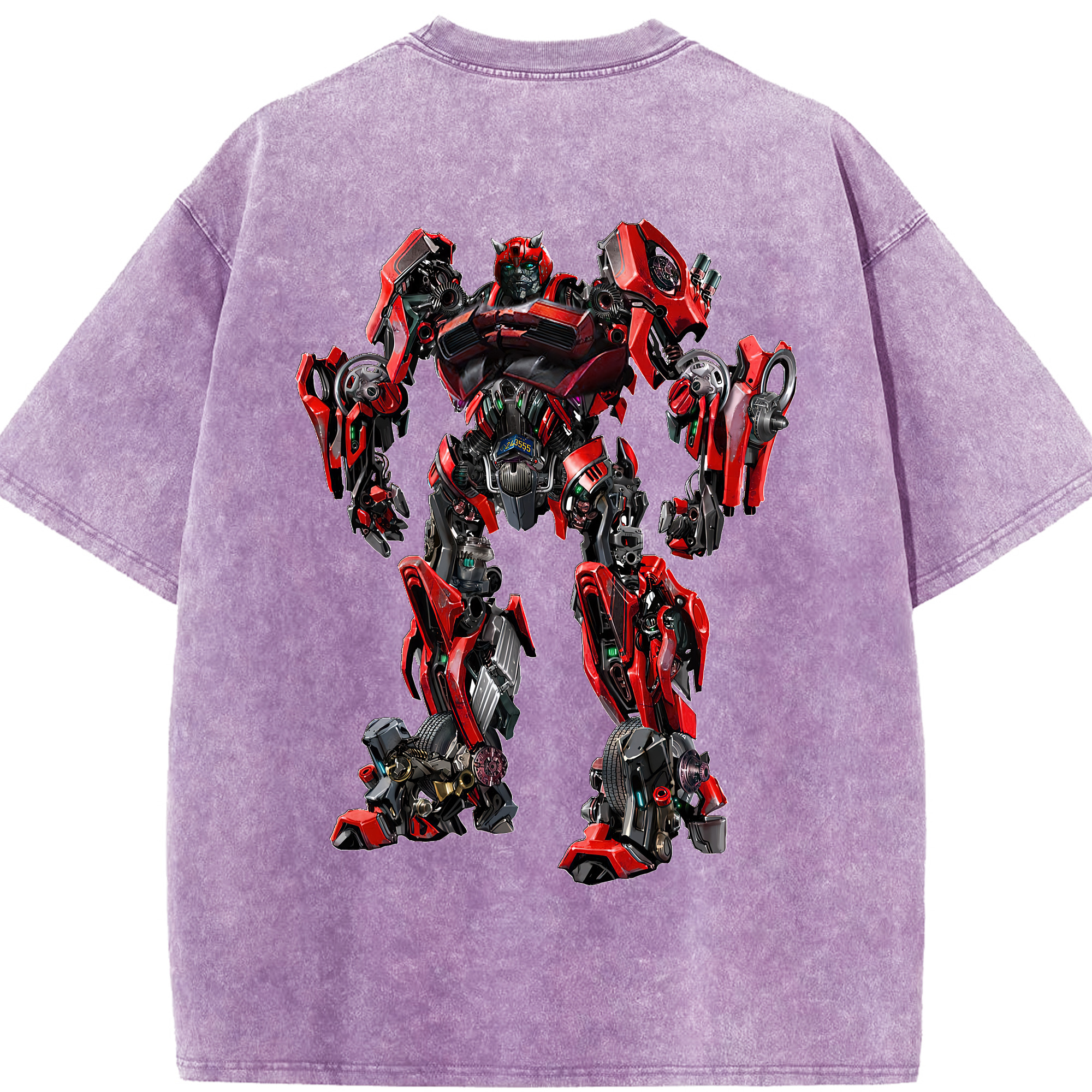 （画像用） Transformers トランスフォーマー 綿100% ヴィンテージ風 半袖Tシャツ（背面プリント）